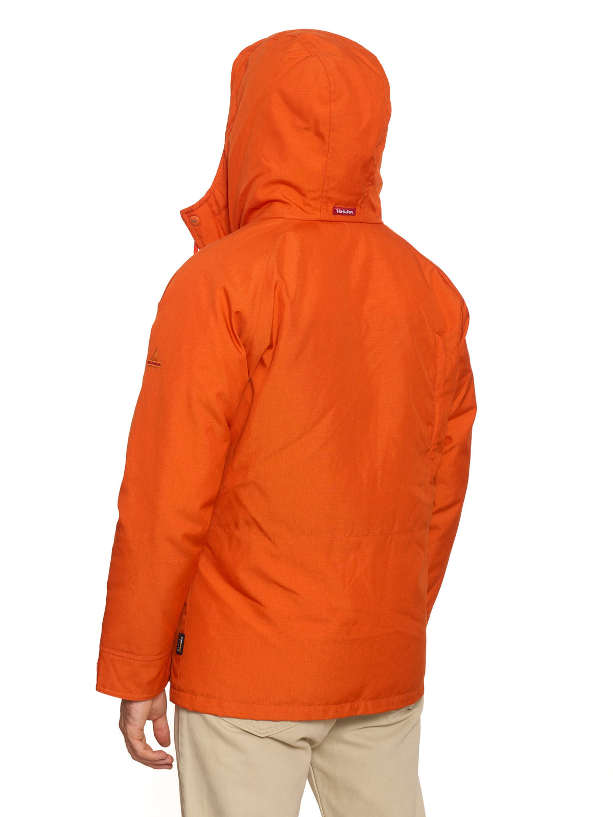 Rare HOLUBAR "Deer Hunter" Orange Cordura Down Filled Parka Jacket NEW