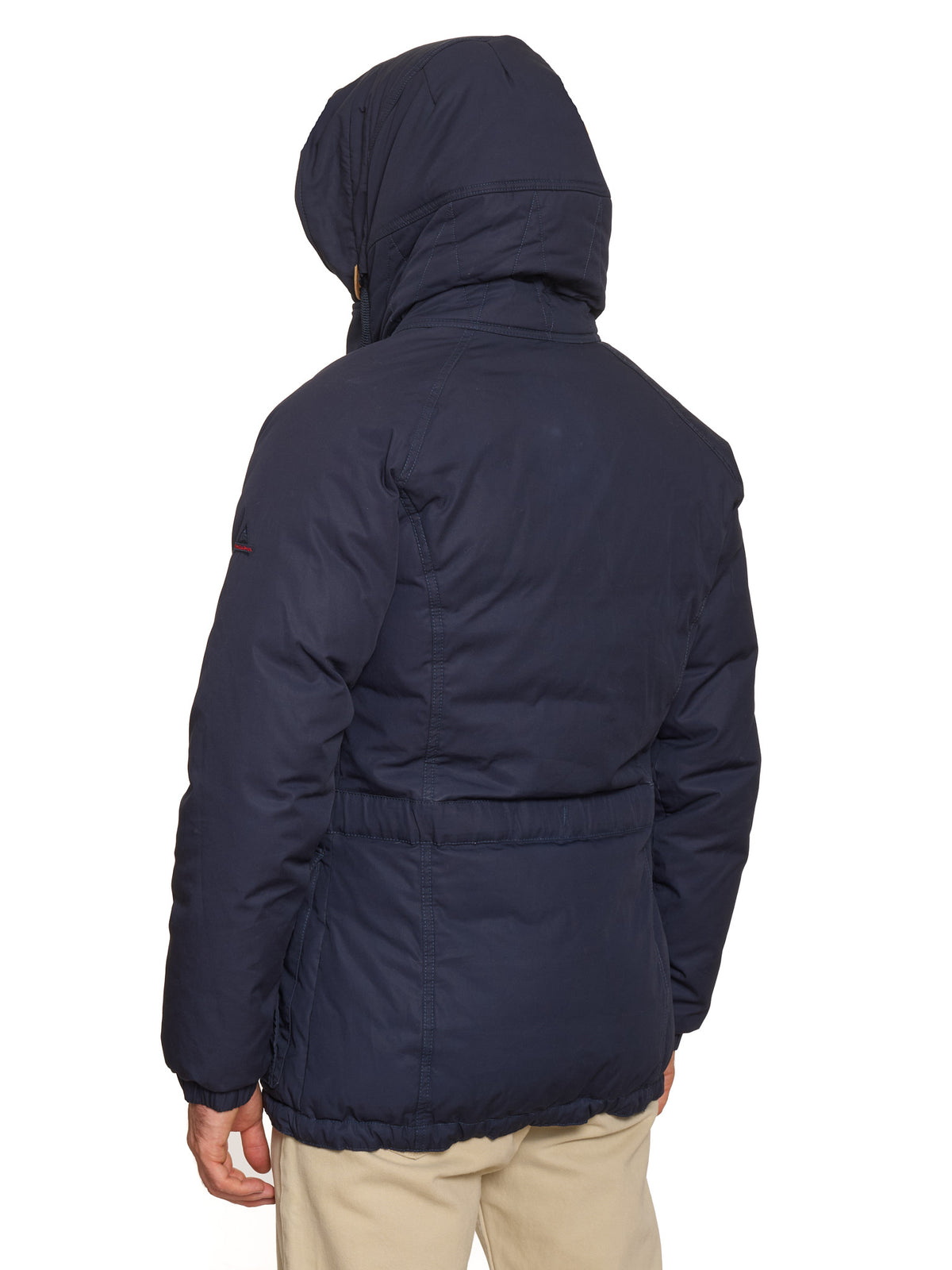 Rare HOLUBAR "Explorer" Navy Blue Cotton Down Parka Cabourn Everest