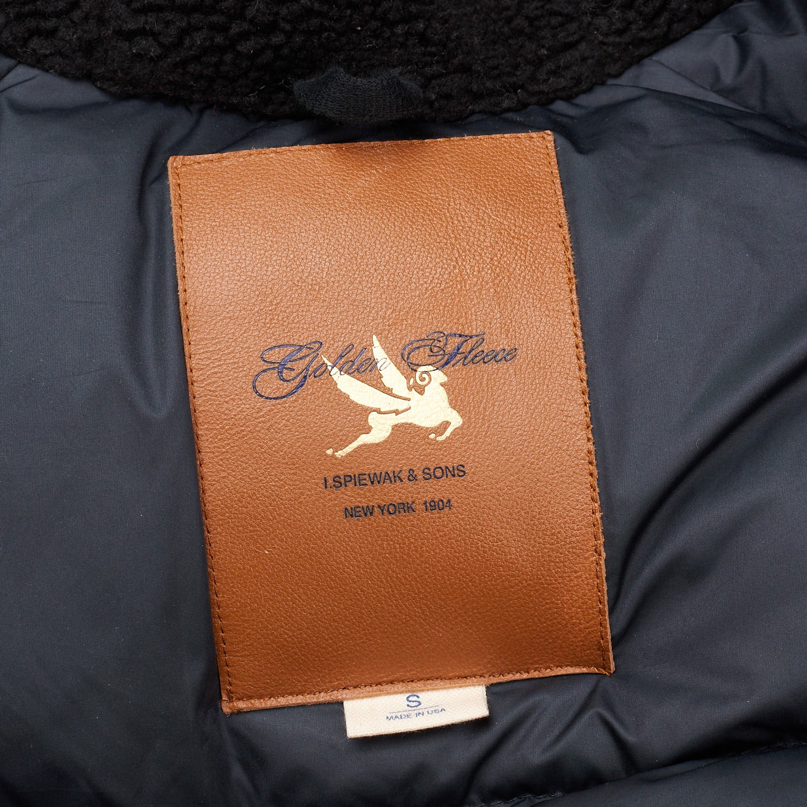 Rare SPIEWAK & SONS Golden Fleece N3-B USA Cotton Blend Down Parka US S I. SPIEWAK & SONS