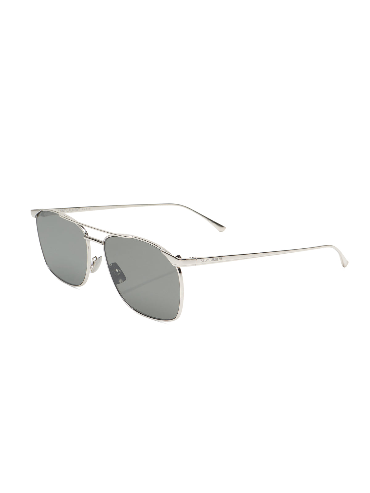 SAINT LAURENT Paris SL 796 Vincent Sunglasses Silver Aviator