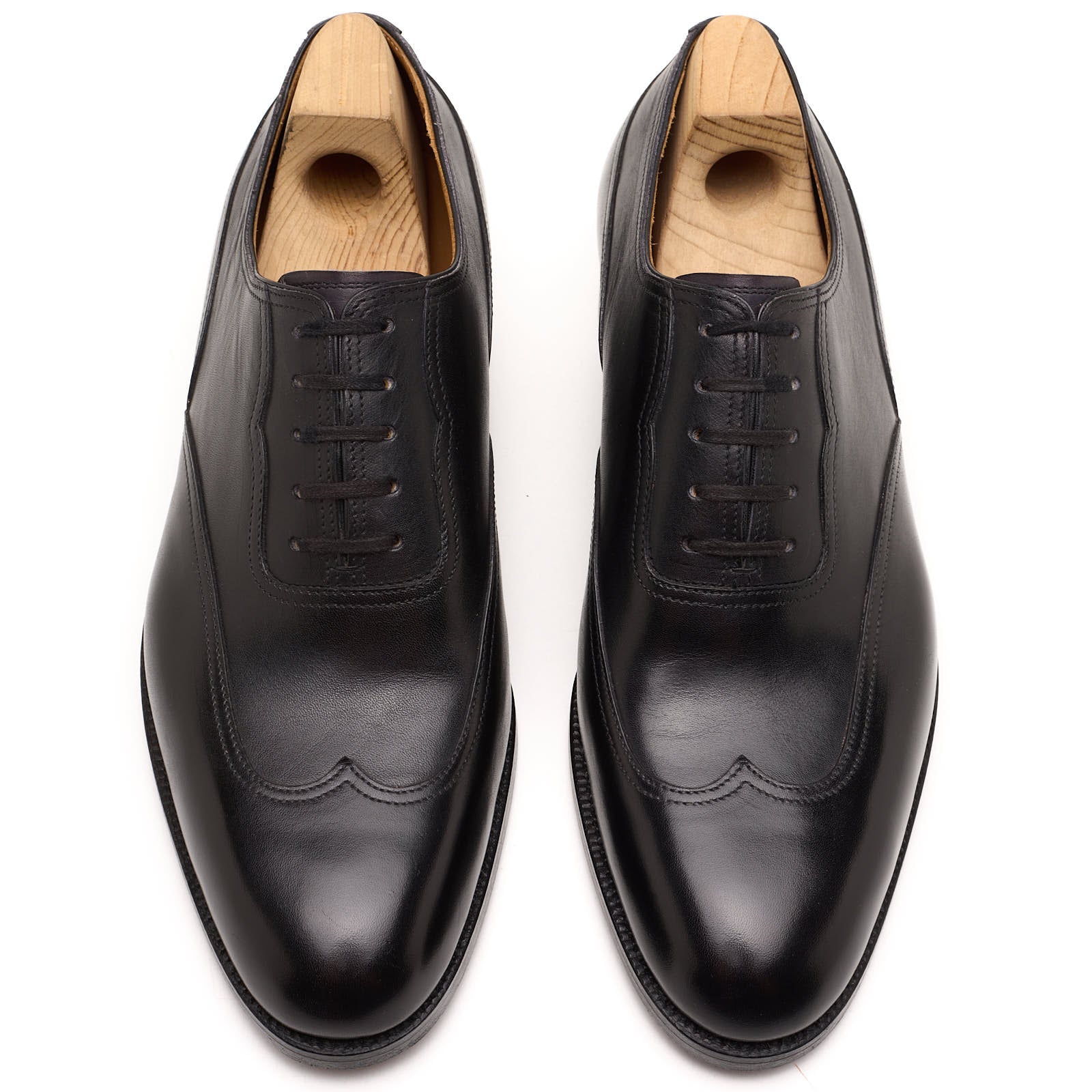 SAINT CRISPIN'S MOD 104 Black Leather Oxford Dress Shoes  UK 5.5F NEW US 6.5
