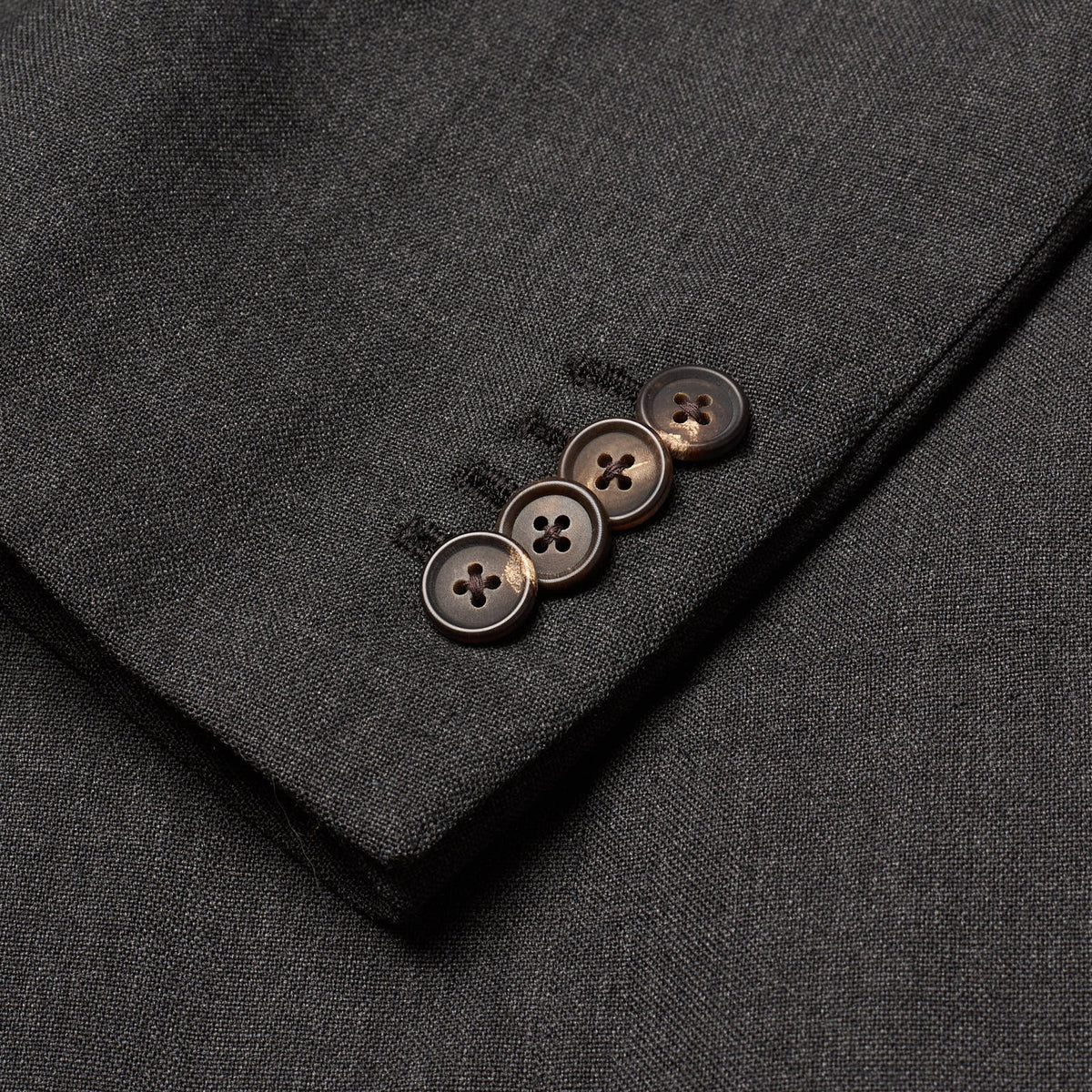 SARTORIA SOLITO Napoli Gray Wool Bespoke Jacket EU 48 US 38
