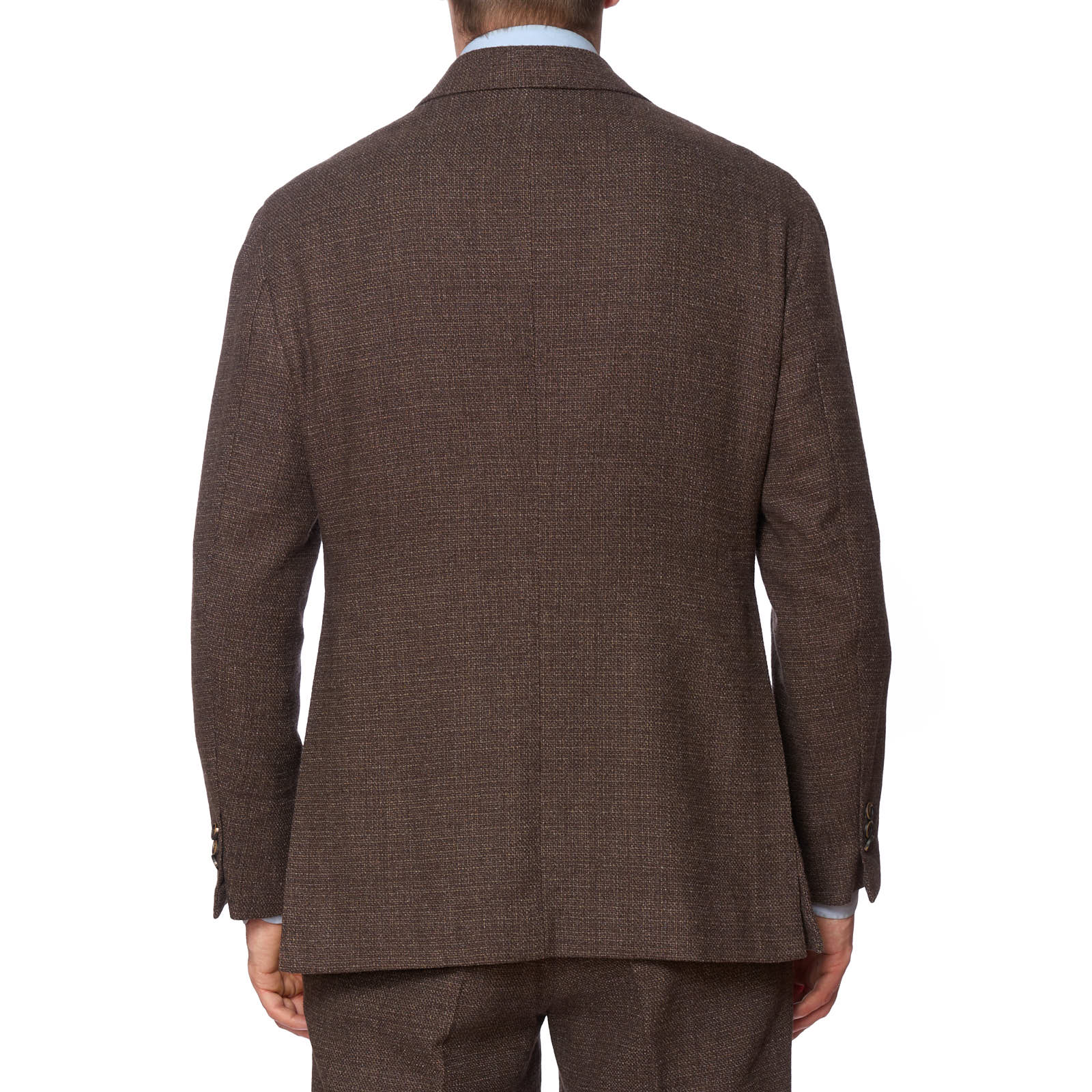 SARTORIA CHIAIA Bespoke Handmade Brown Loro Piana Cashmere Suit EU 54 NEW US 44