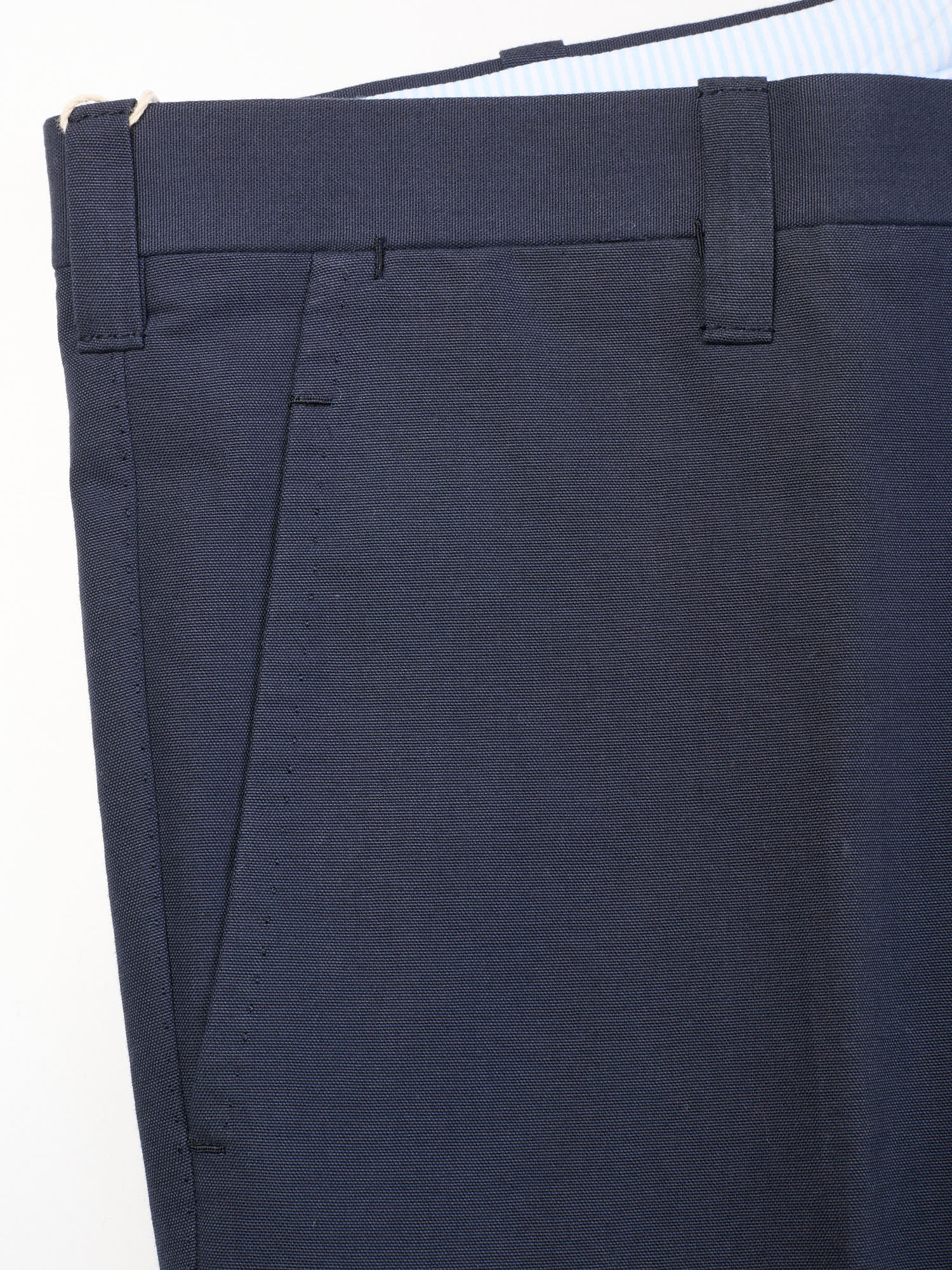 SARTORIA CHIAIA Handmade Navy Blue Cotton Dress Pants Chinos EU 52 NEW US 36