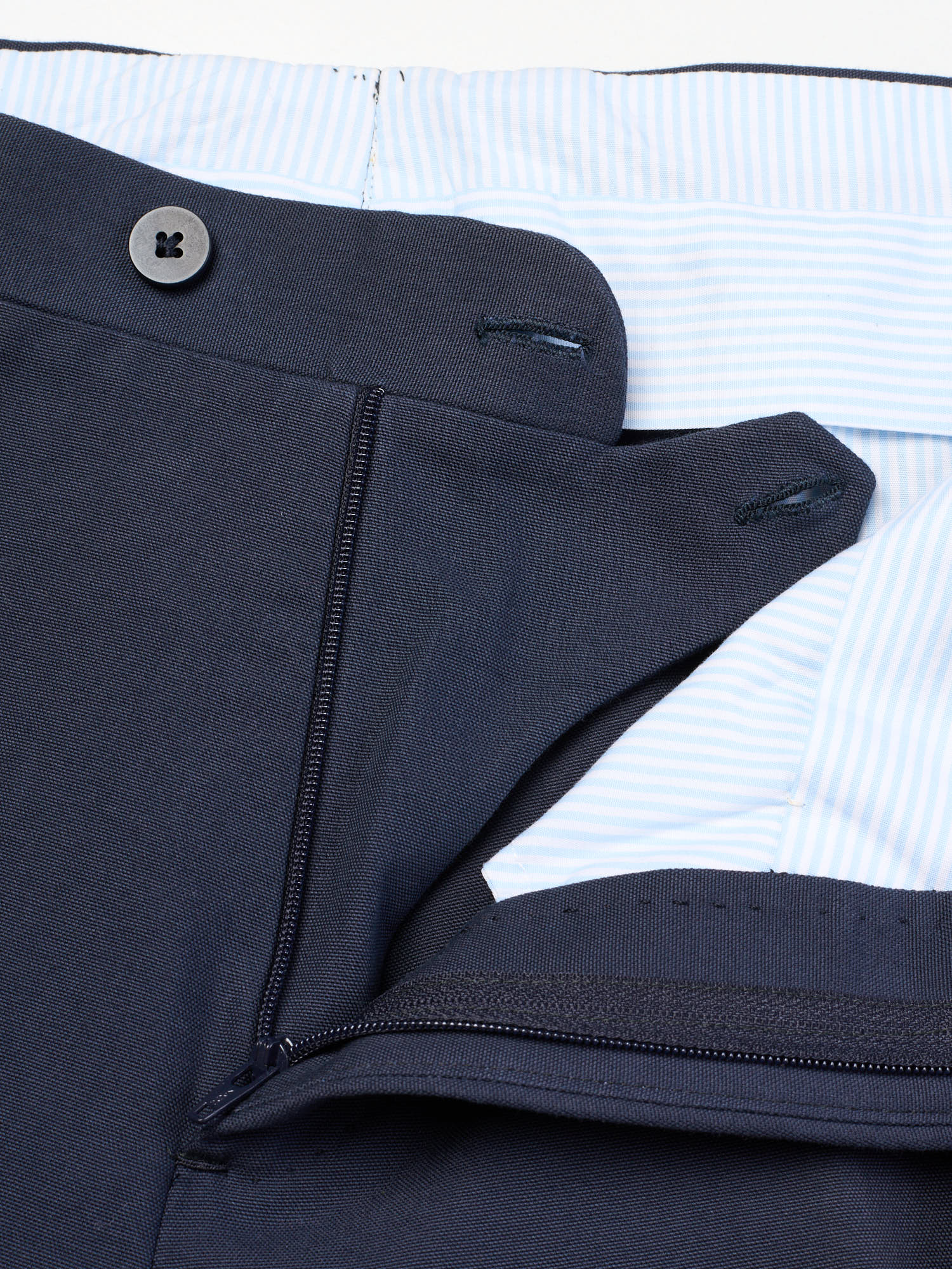 SARTORIA CHIAIA Handmade Navy Blue Cotton Dress Pants Chinos EU 52 NEW US 36