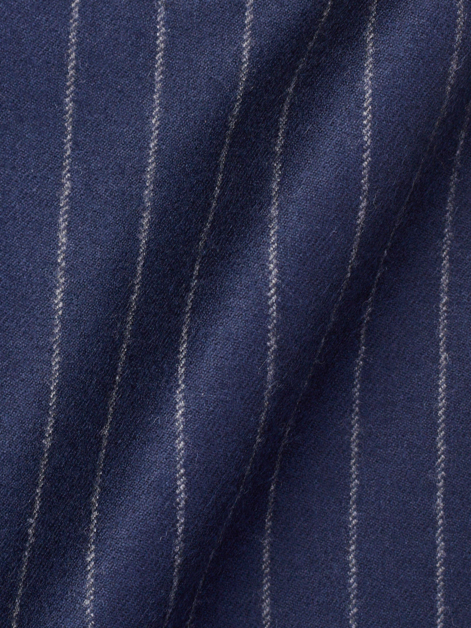 SARTORIA CHIAIA Handmade Navy Blue Wool Chalk Stripe Dress Pants EU 52 US 36