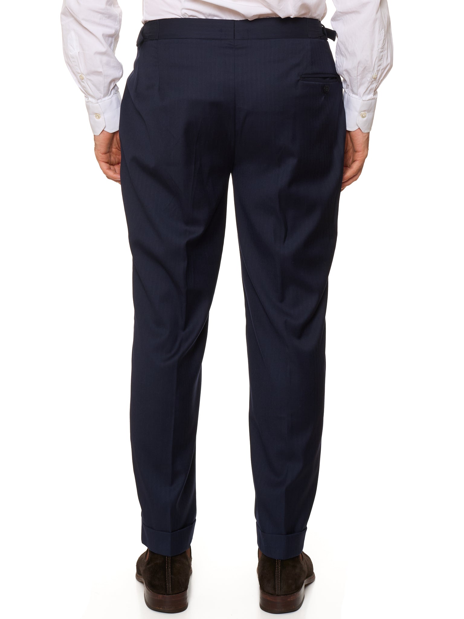 SARTORIA CIARDI Bespoke Handmade Navy Blue Wool Suit NEW