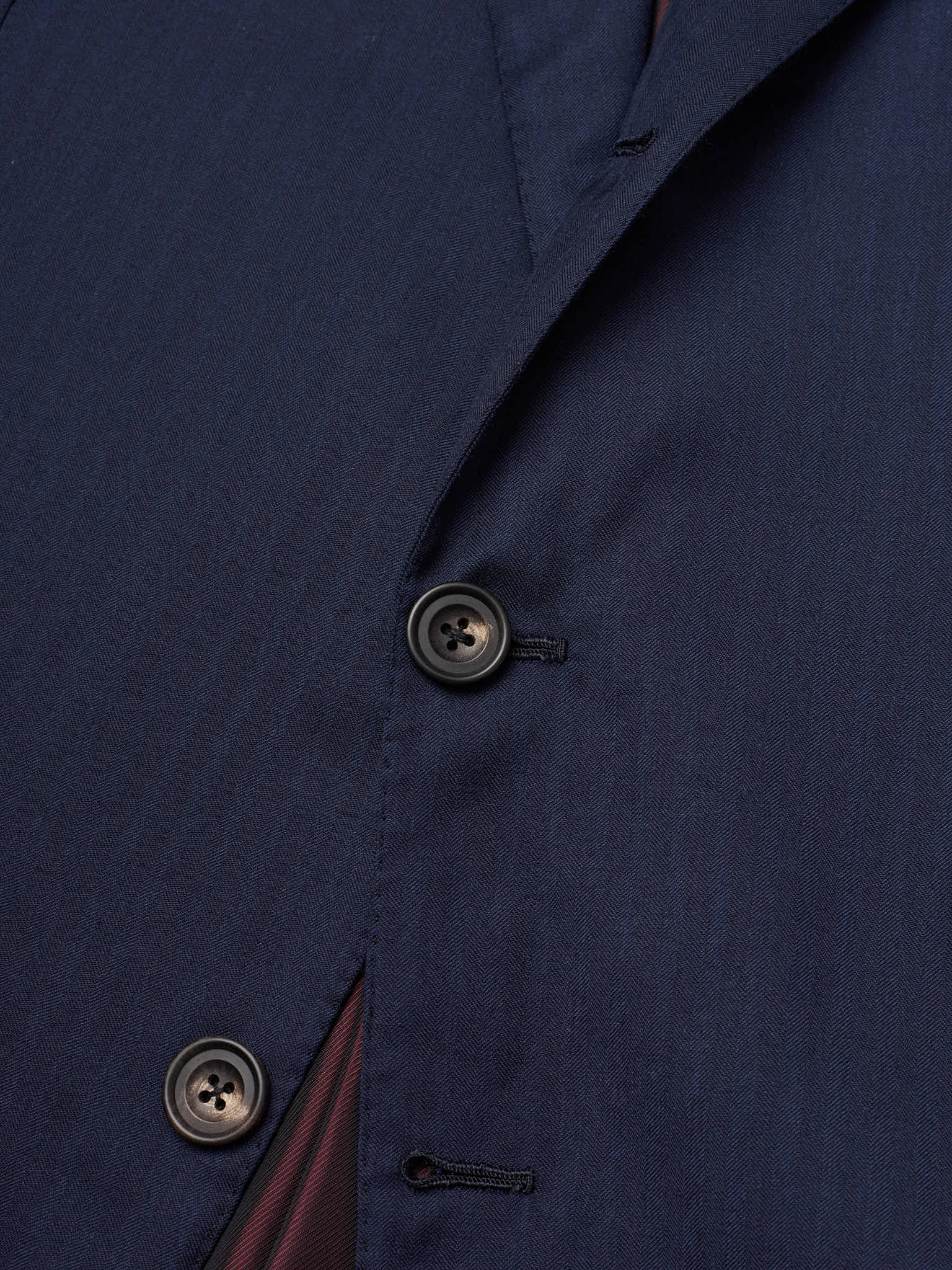SARTORIA CIARDI Bespoke Handmade Navy Blue Wool Suit NEW