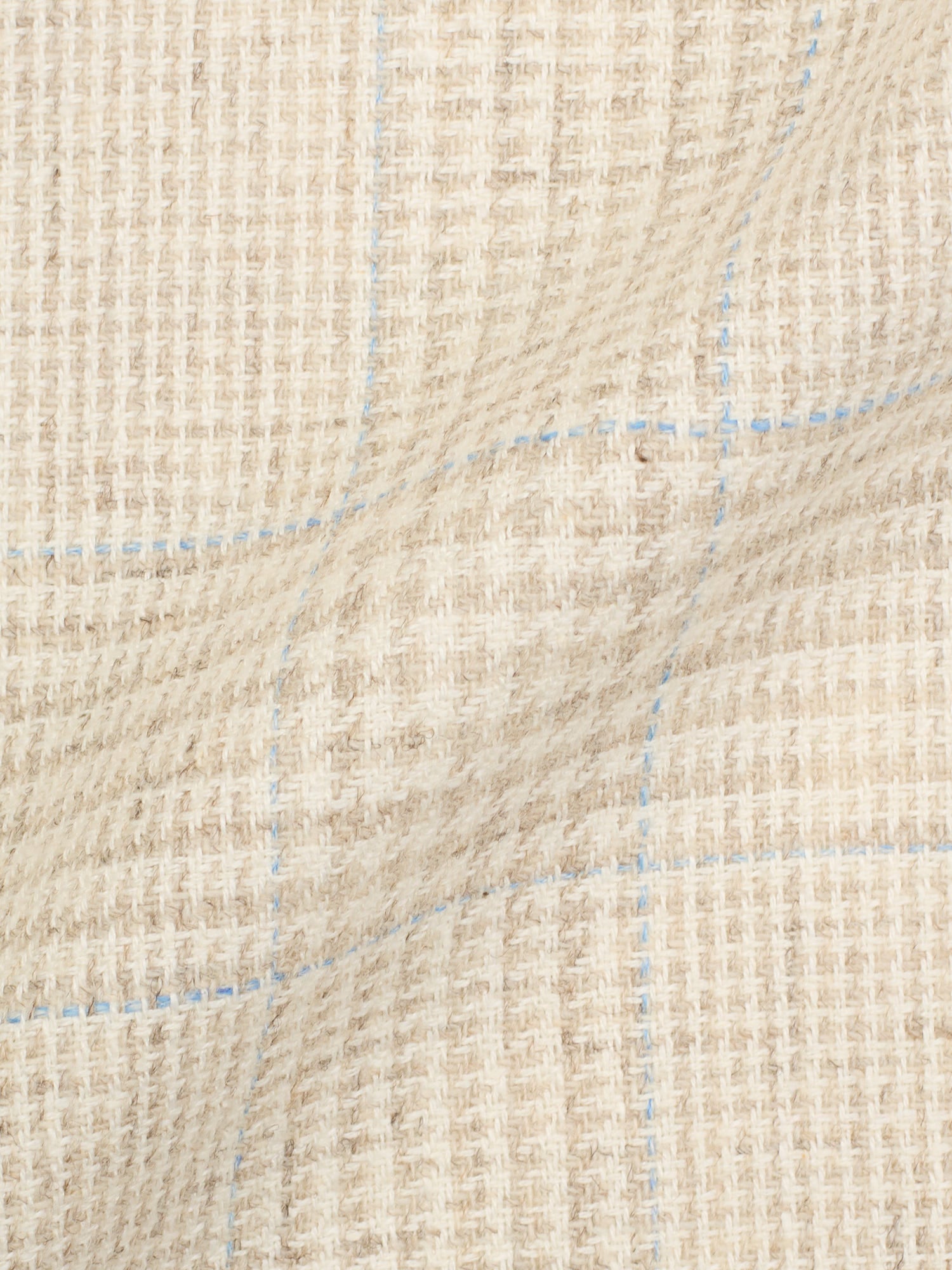 SARTORIA PARTENOPEA Beige Wool-Silk-Linen Jacket EU 50 NEW US 40 Peak Lapel