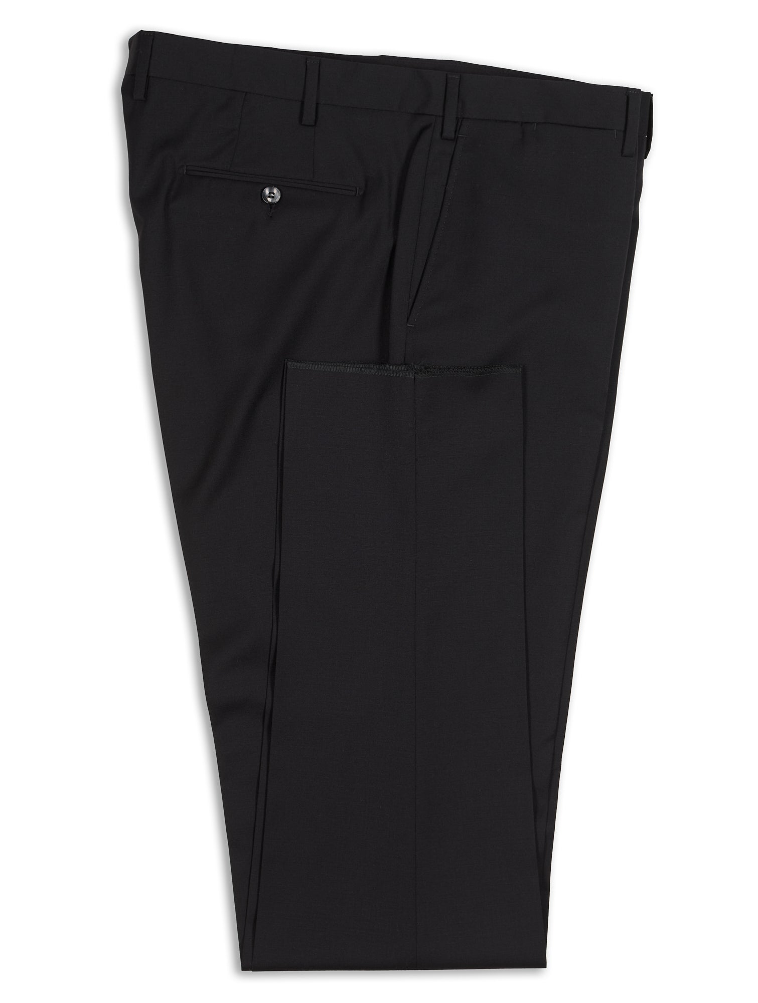 SARTORIA PARTENOPEA Black Wool Dress Pants EU 58 NEW US 42