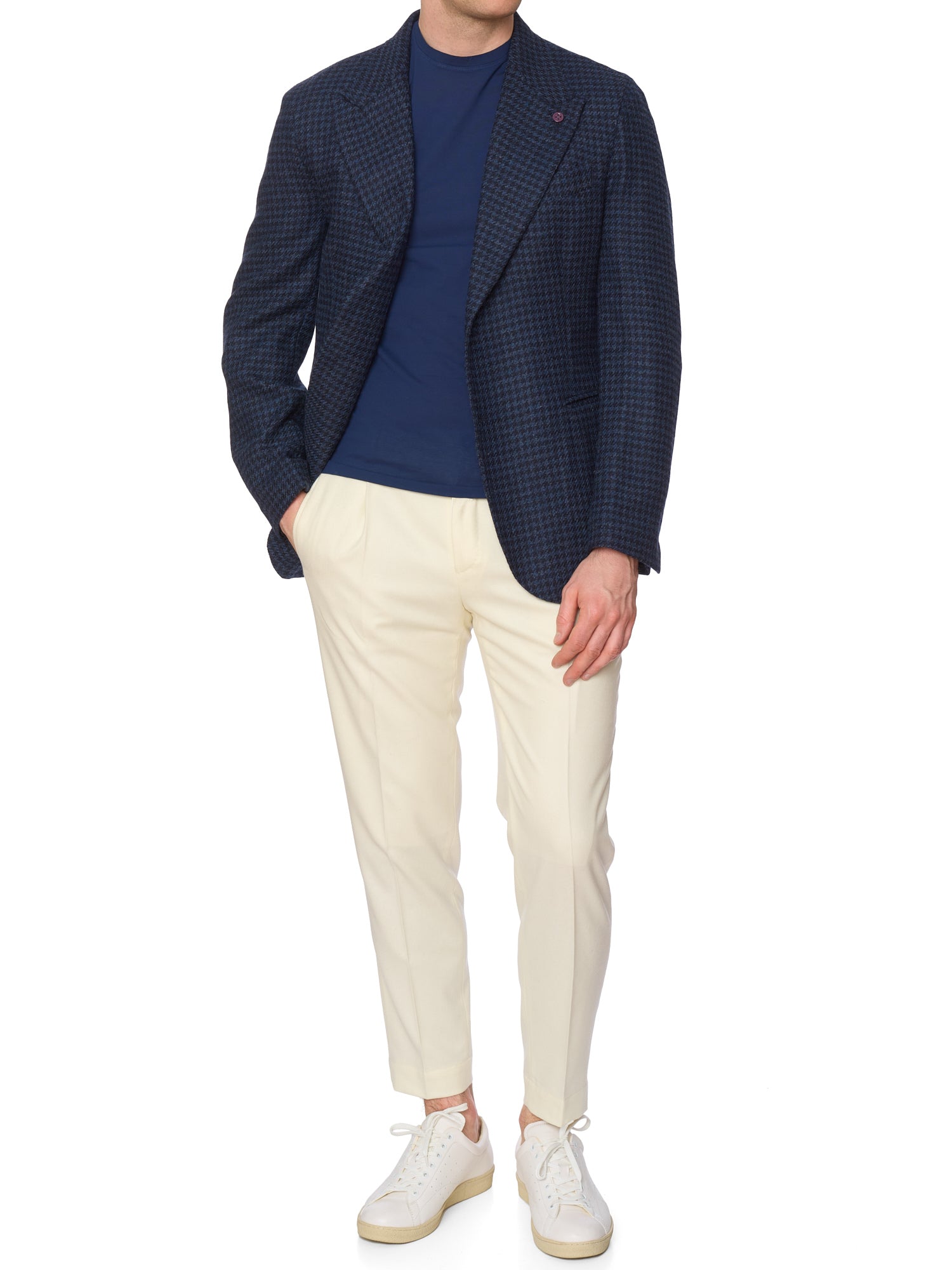 SARTORIA PARTENOPEA Peak Lapel Wool Blazer Jacket EU 54 NEW US 44 Current Model