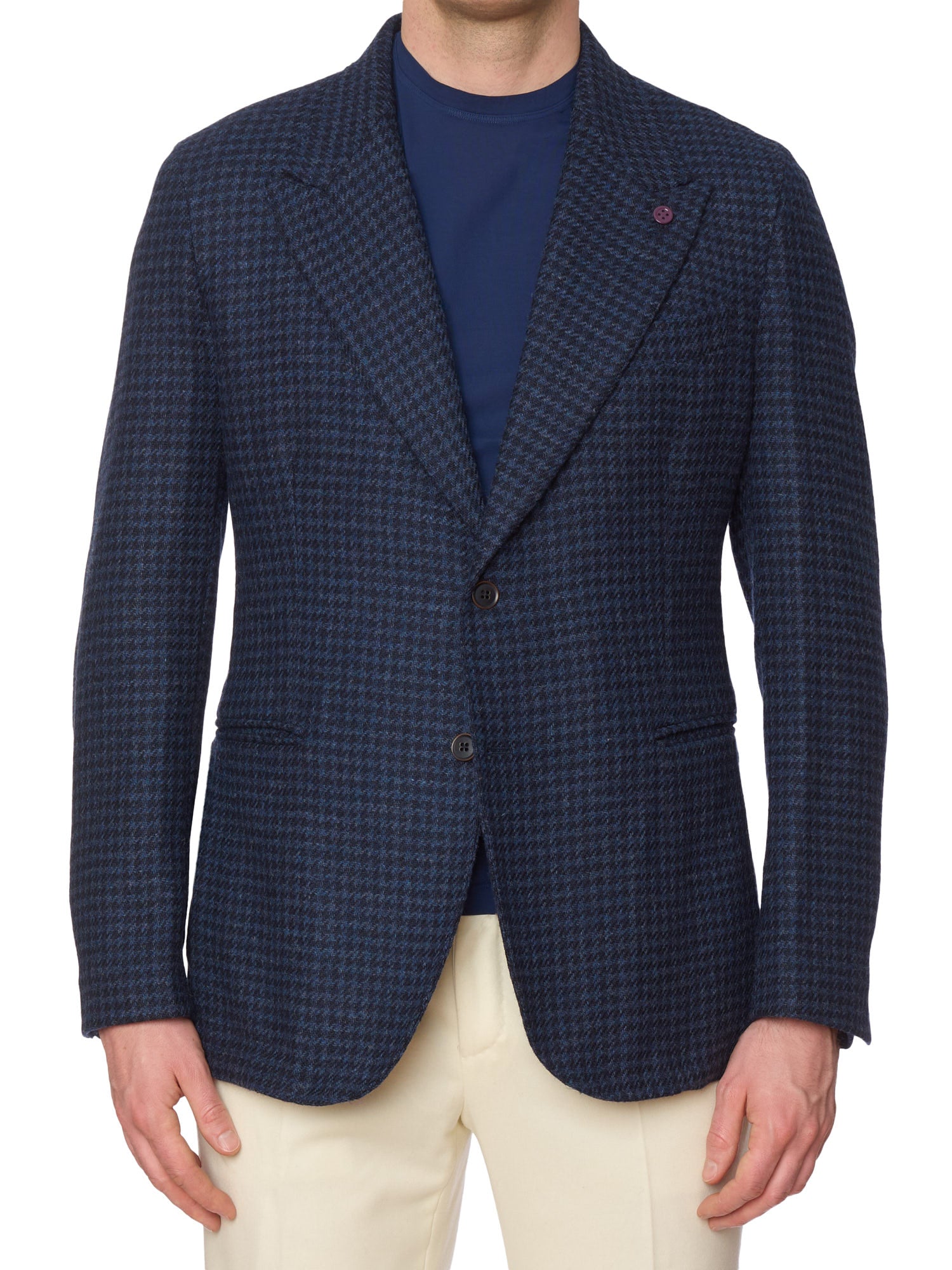 SARTORIA PARTENOPEA Peak Lapel Wool Blazer Jacket EU 54 NEW US 44 Current Model