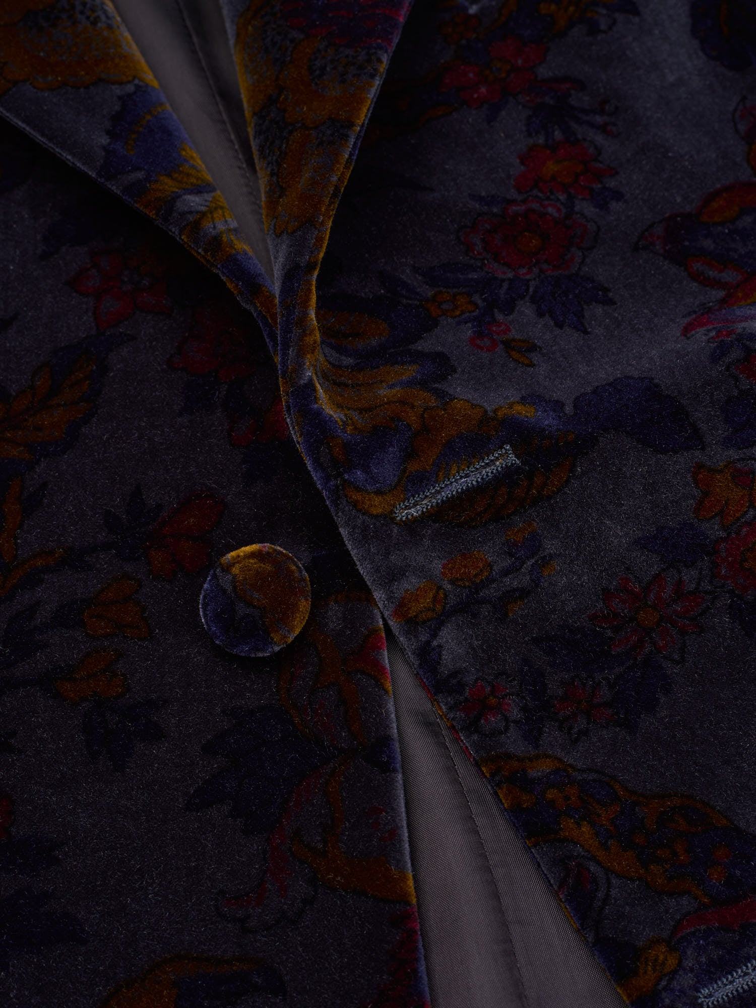 SARTORIA PARTENOPEA Blue Velvet Dinner Jacket Blazer EU 50 NEW US 40 Current Model