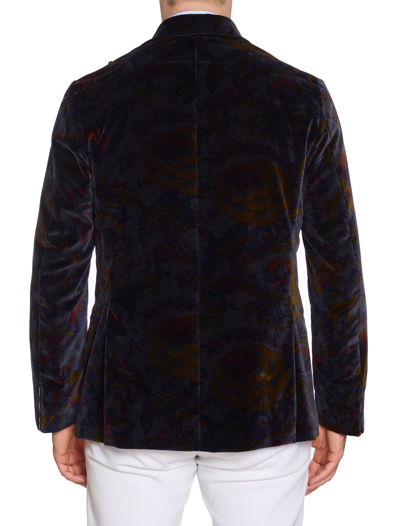 SARTORIA PARTENOPEA Blue Velvet Dinner Jacket Blazer EU 50 NEW US 40 Current Model