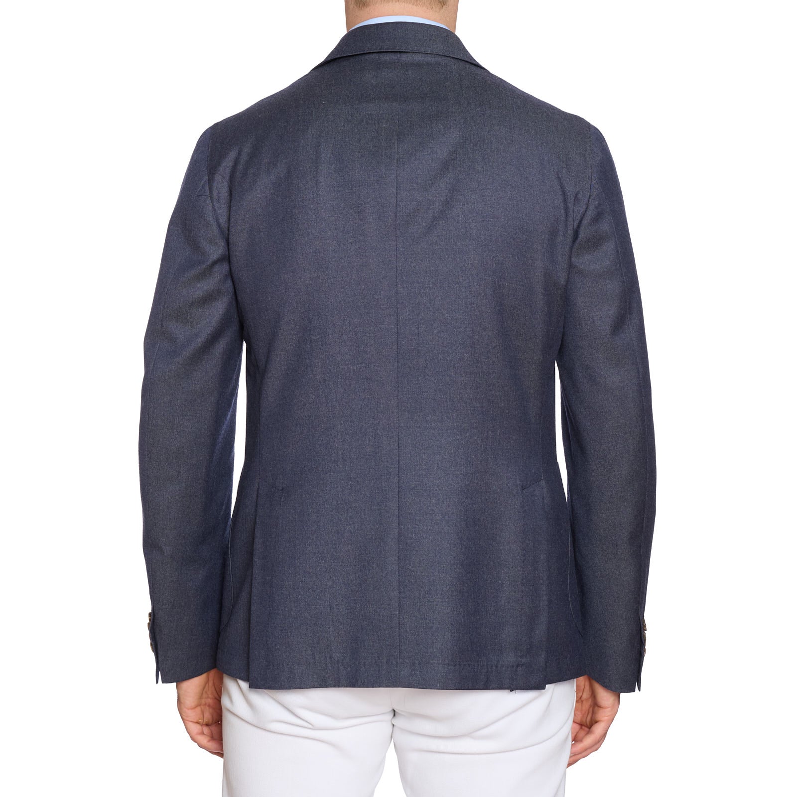 SARTORIA PARTENOPEA Blue Wool Jacket Blazer EU 50 NEW US 40 Current Model