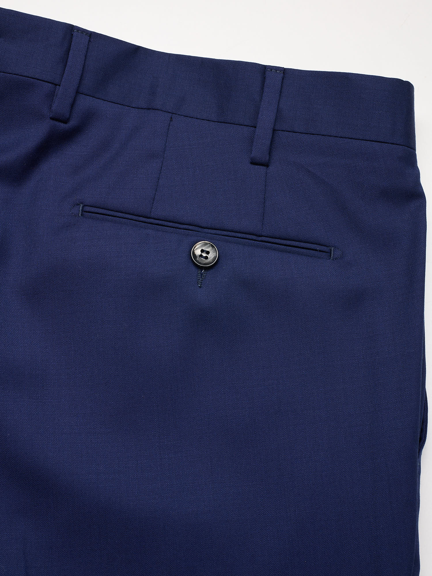 SARTORIA PARTENOPEA Blue Wool Super 120'S Dress Pants EU 52 NEW US 36