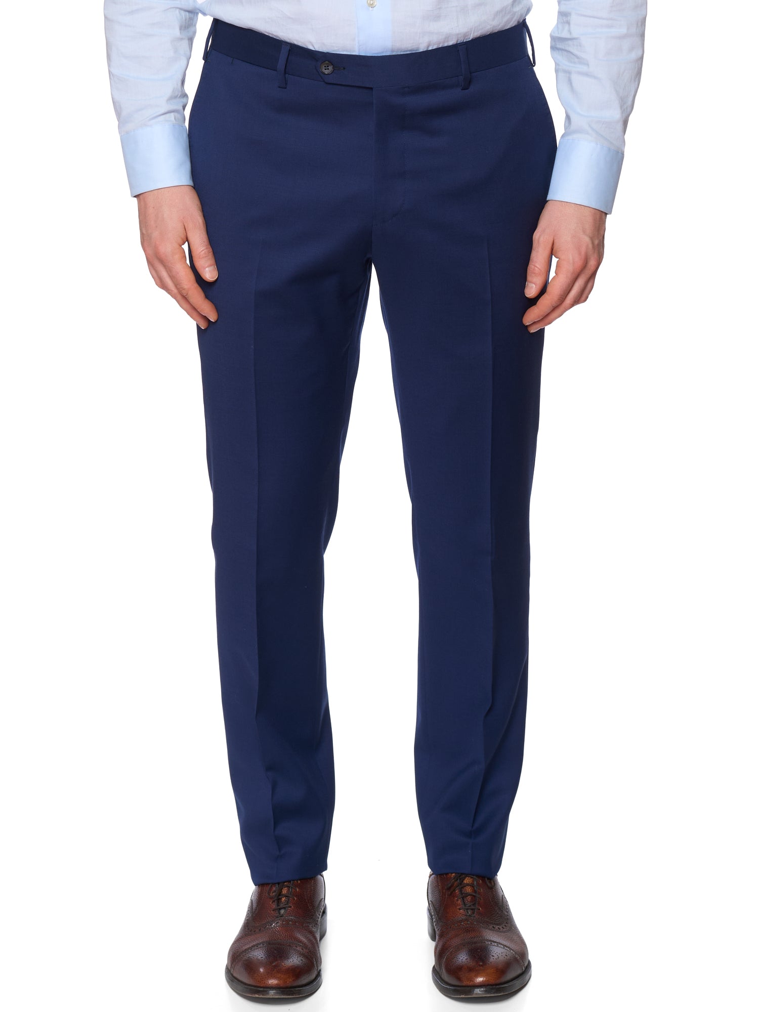 SARTORIA PARTENOPEA Blue Wool Super 120'S Unlined Suit NEW 2025 Exclusive