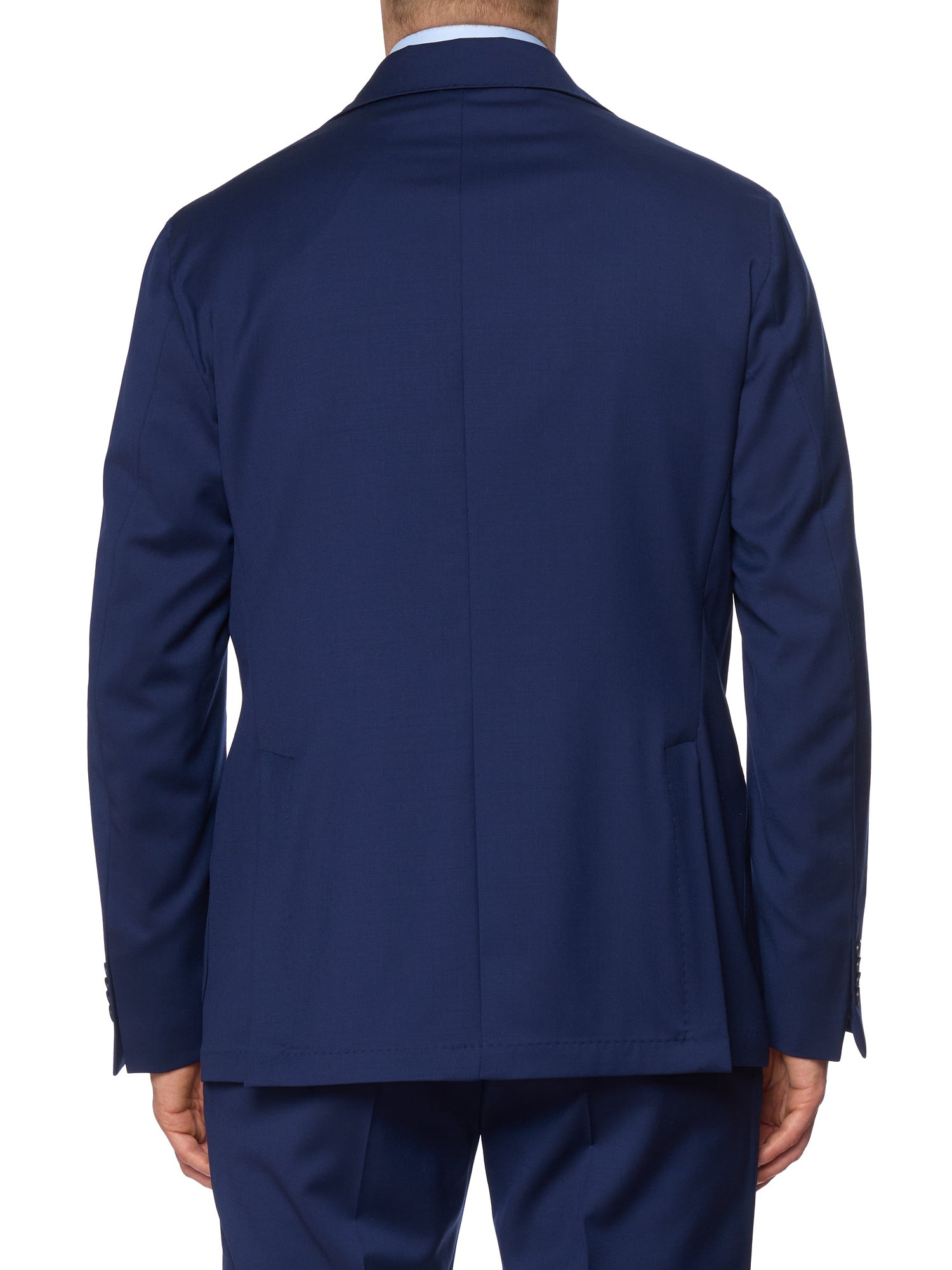 SARTORIA PARTENOPEA Blue Wool Super 120'S Unlined Suit NEW 2025 Exclusive