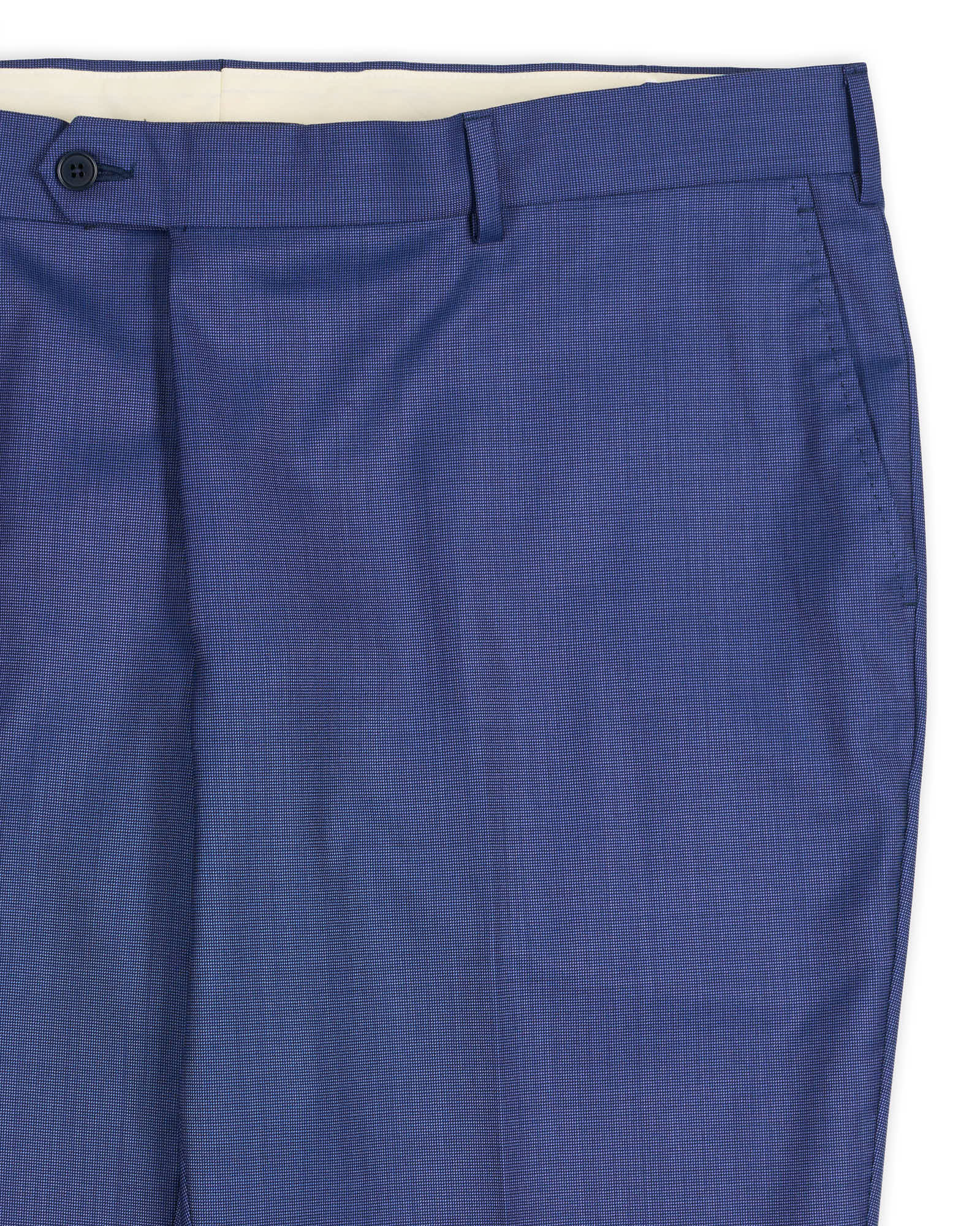 SARTORIA PARTENOPEA Blue Wool Super 160'S Dress Pants