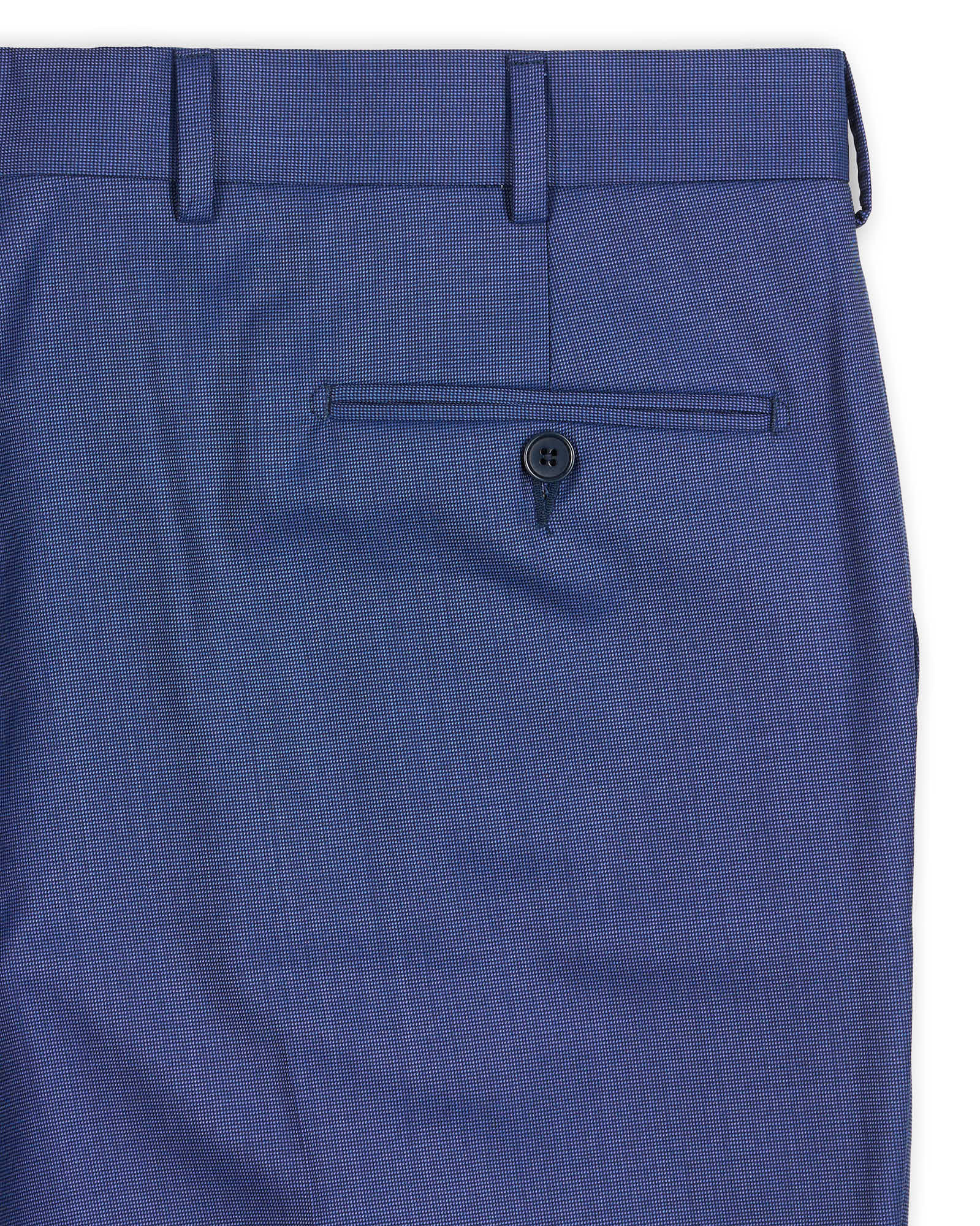 SARTORIA PARTENOPEA Blue Wool Super 160'S Dress Pants