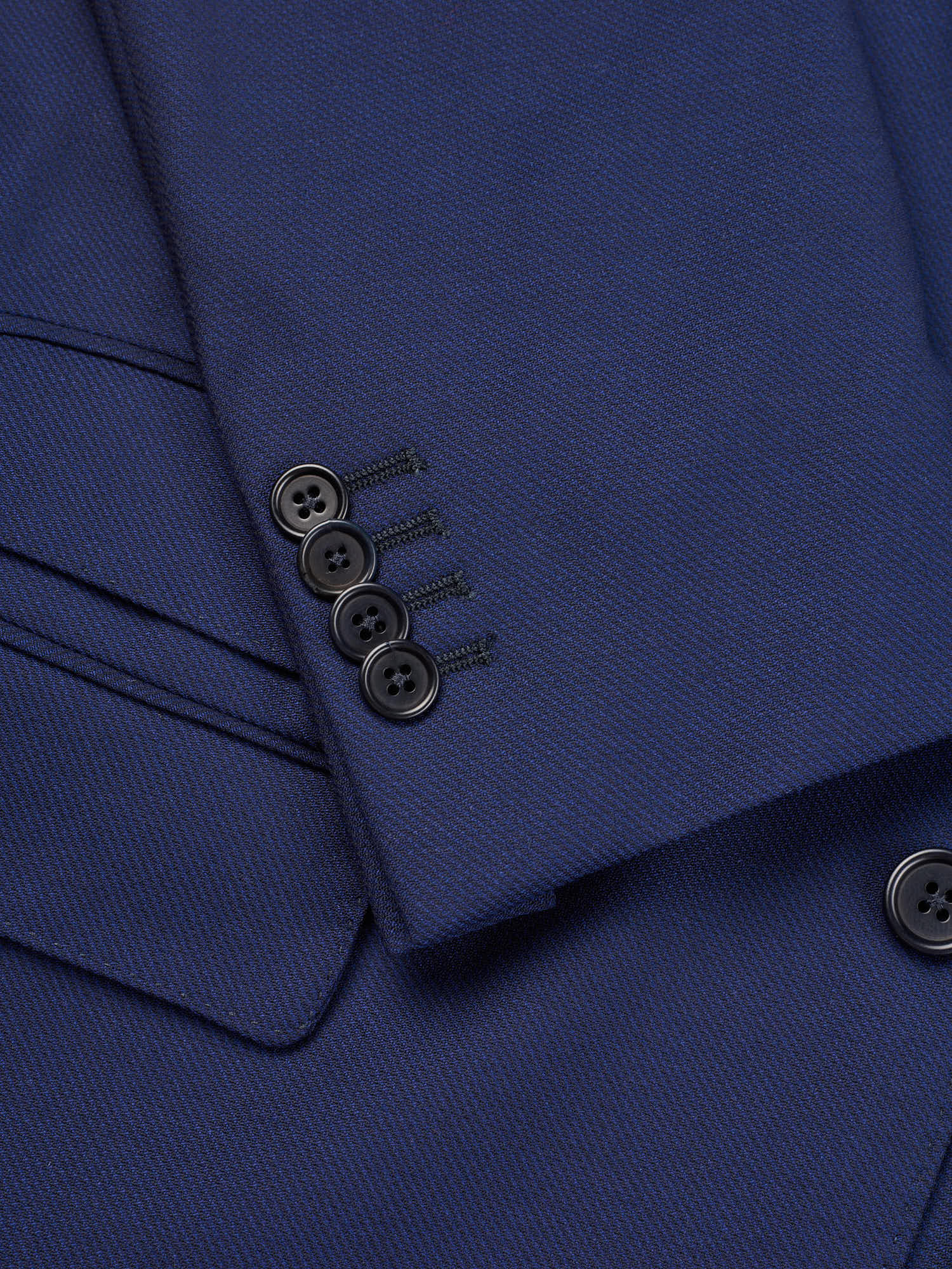 SARTORIA PARTENOPEA “York” Blue Super 120’s Wool Unlined Tuxedo Suit