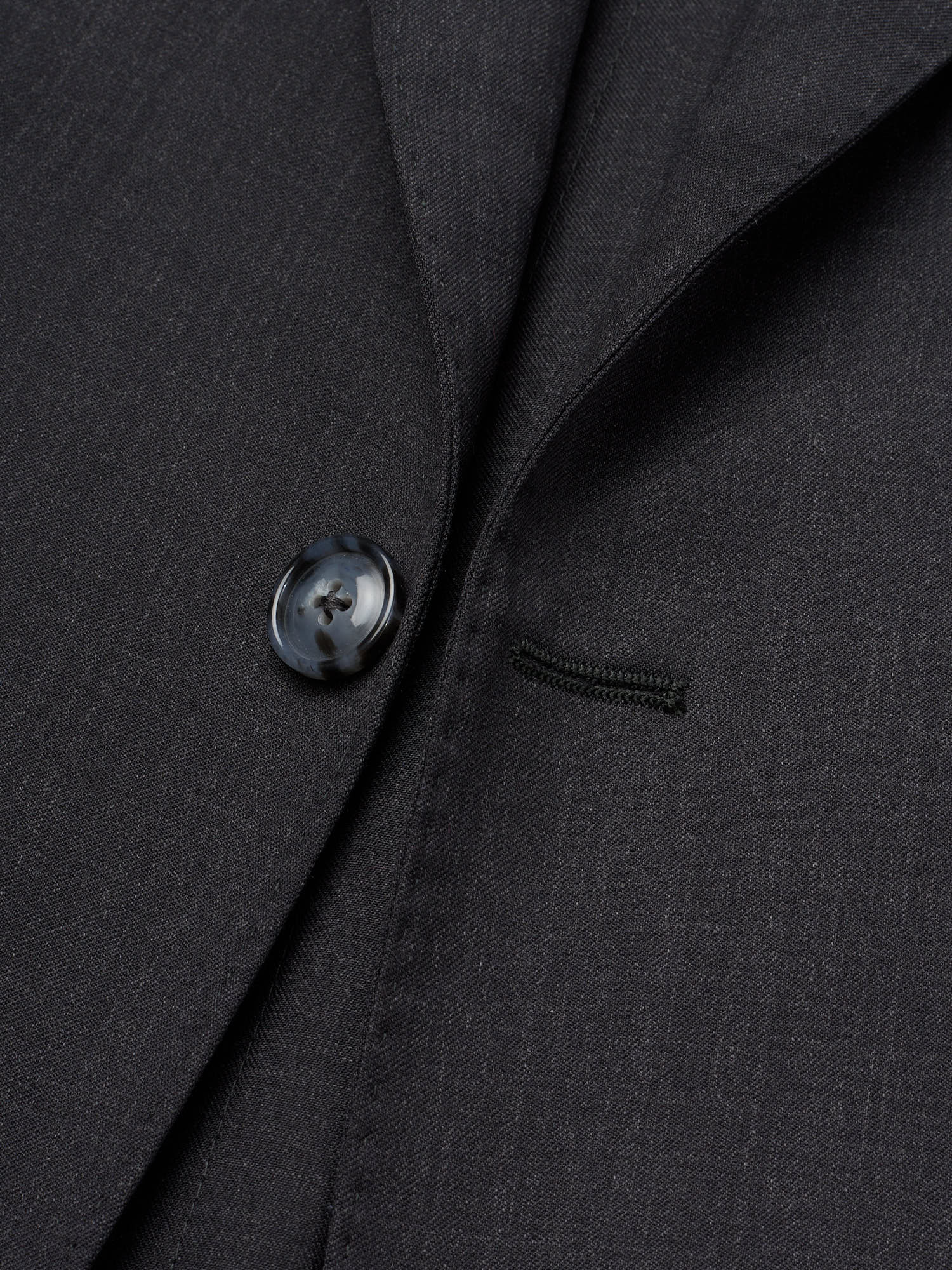 SARTORIA PARTENOPEA Charcoal Gray Wool Super 120'S Unlined Suit NEW 2025 Exclusive