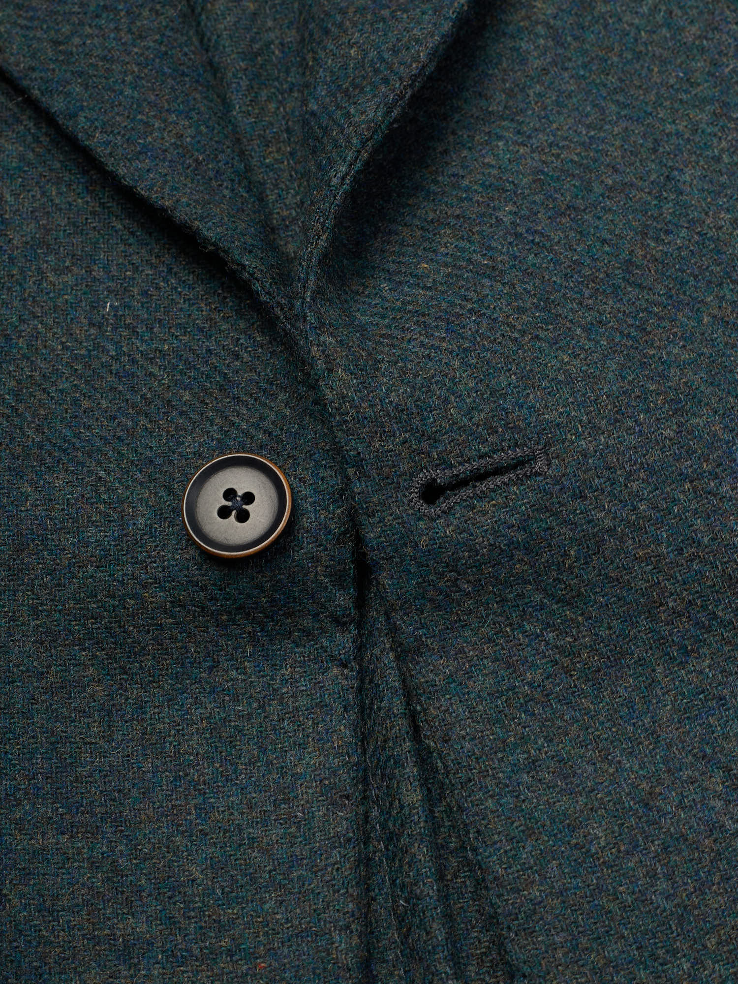 SARTORIA PARTENOPEA Peak Lapel Flannel Wool Jacket EU 52 NEW US 42 Current Model