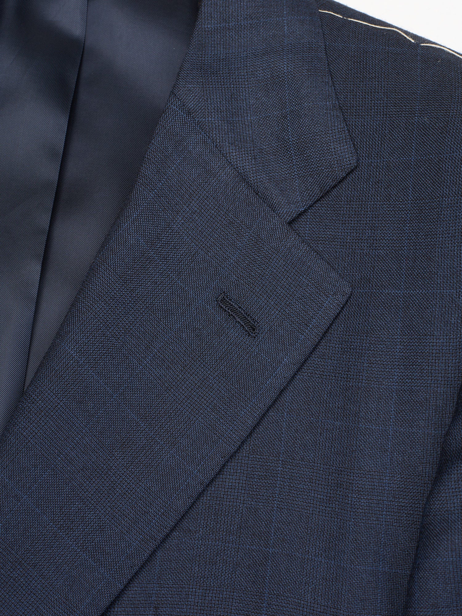 SARTORIA PARTENOPEA For SIR WILSON Handmade Blue Wool Suit