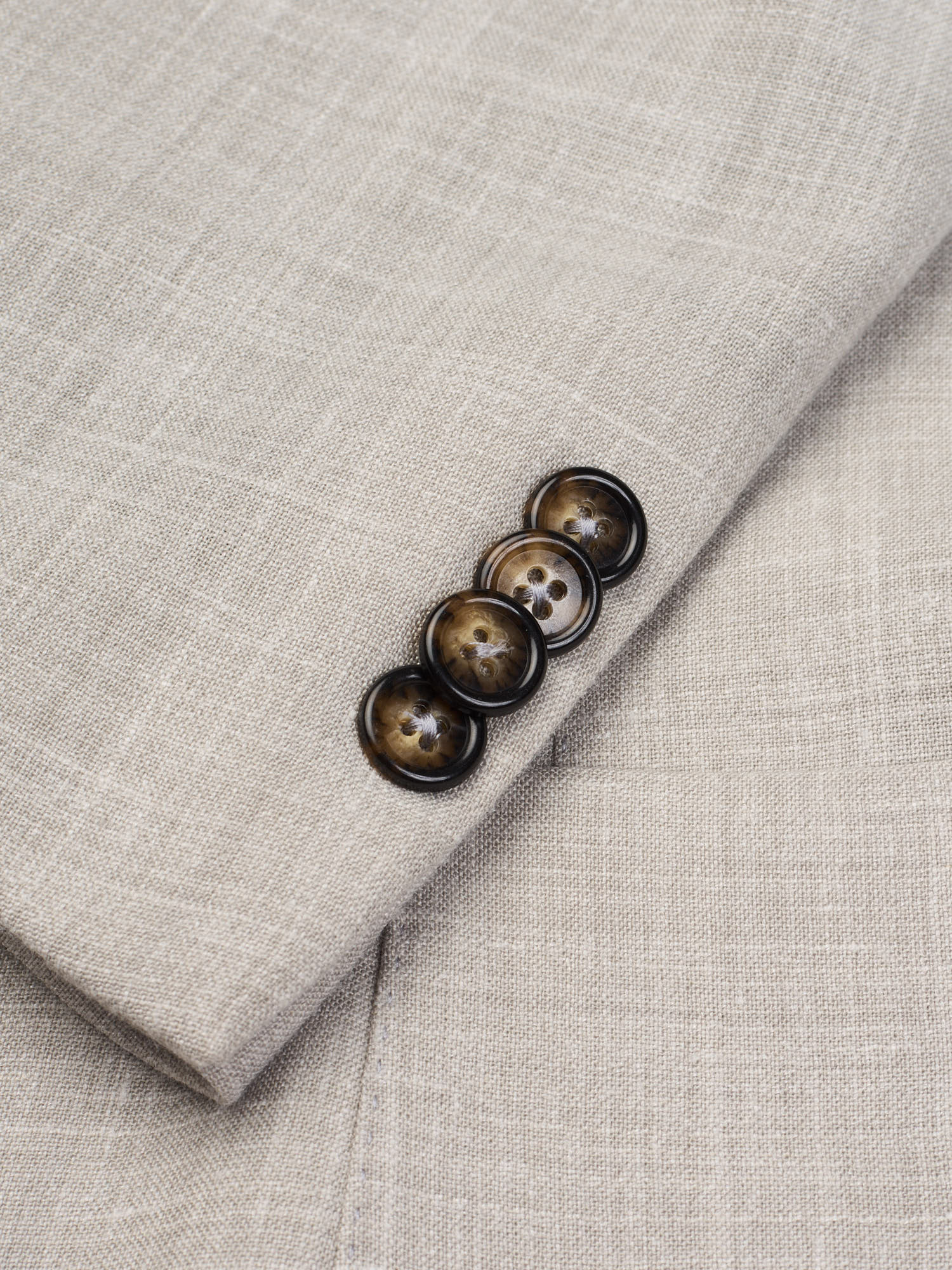 SARTORIA PARTENOPEA Gray Linen Unlined Suit EU 52 NEW US 42 Current Model