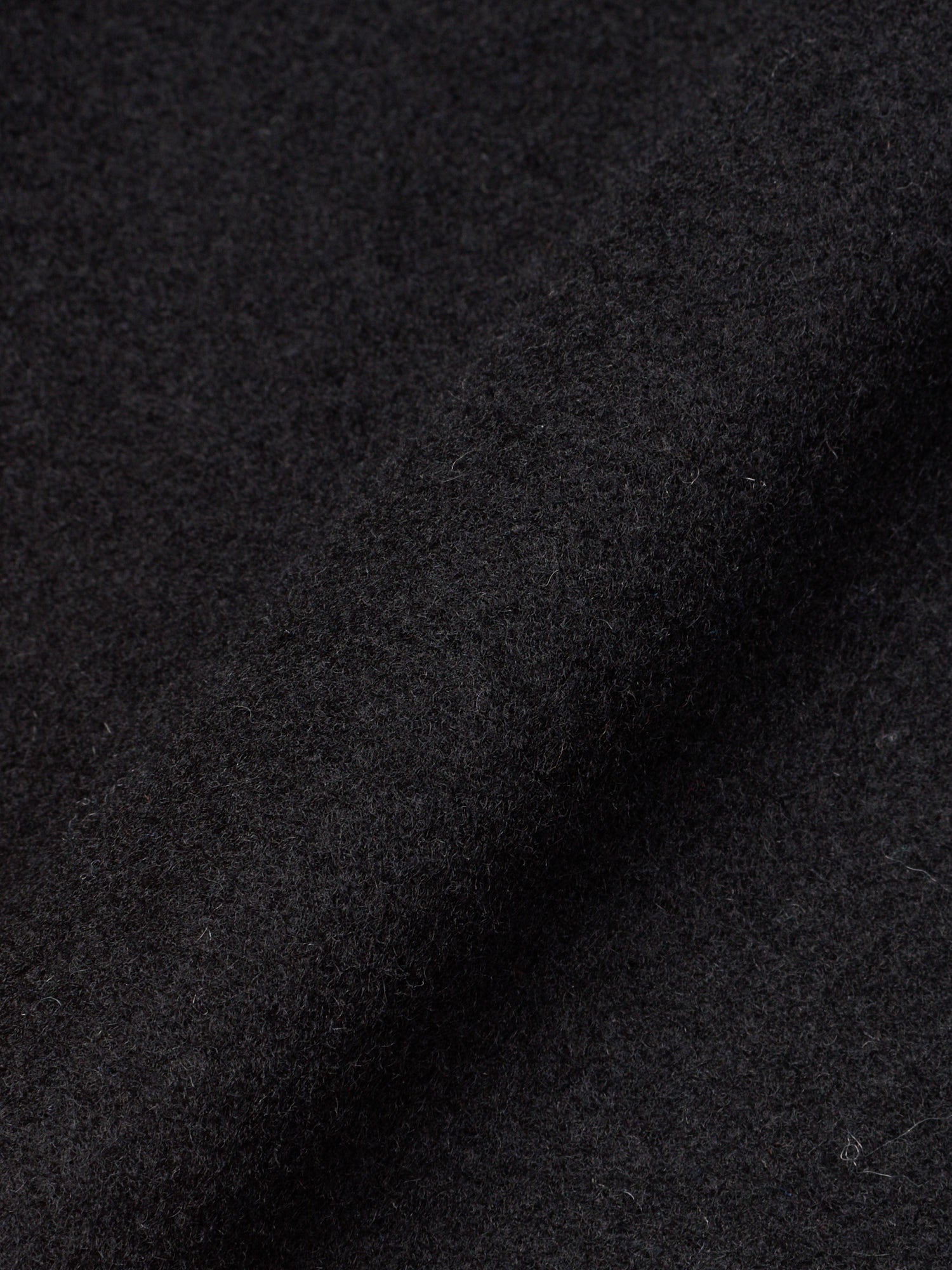 SARTORIA PARTENOPEA Black Flannel Wool-Cashmere Over Coat