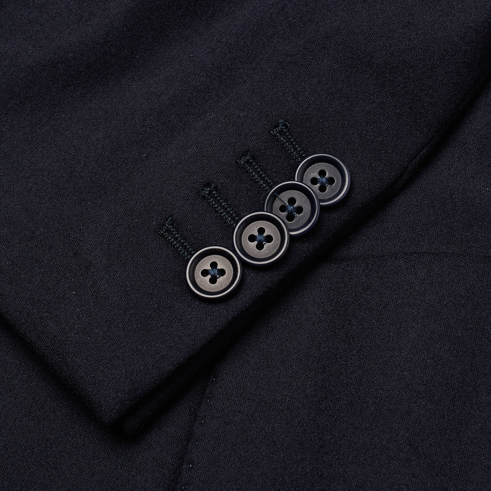 SARTORIA PARTENOPEA Navy Blue Wool-Cashmere DB Jacket Blazer EU 50 NEW US 40