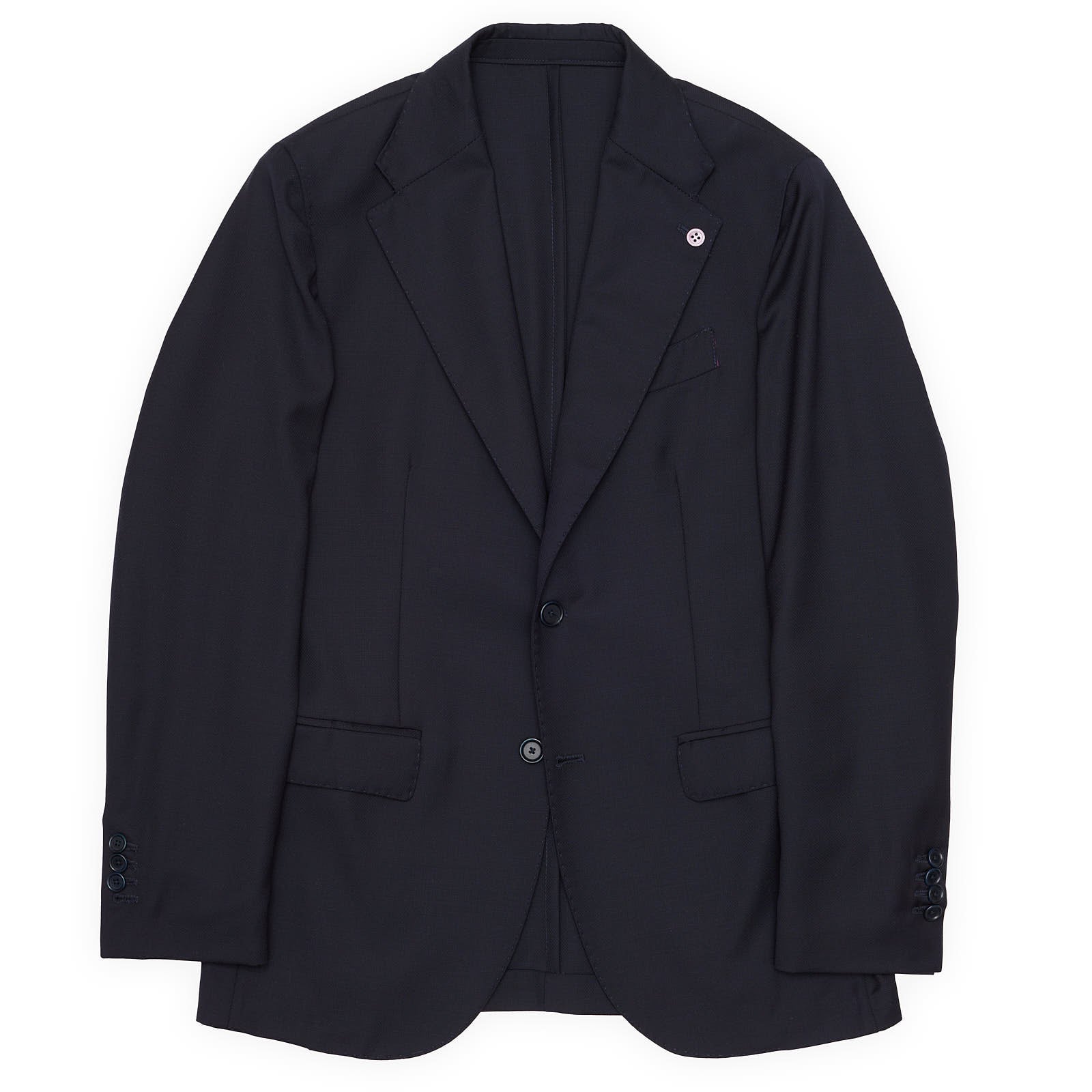SARTORIA PARTENOPEA Navy Blue Wool Jacket EU 46 NEW US 36 Current Model