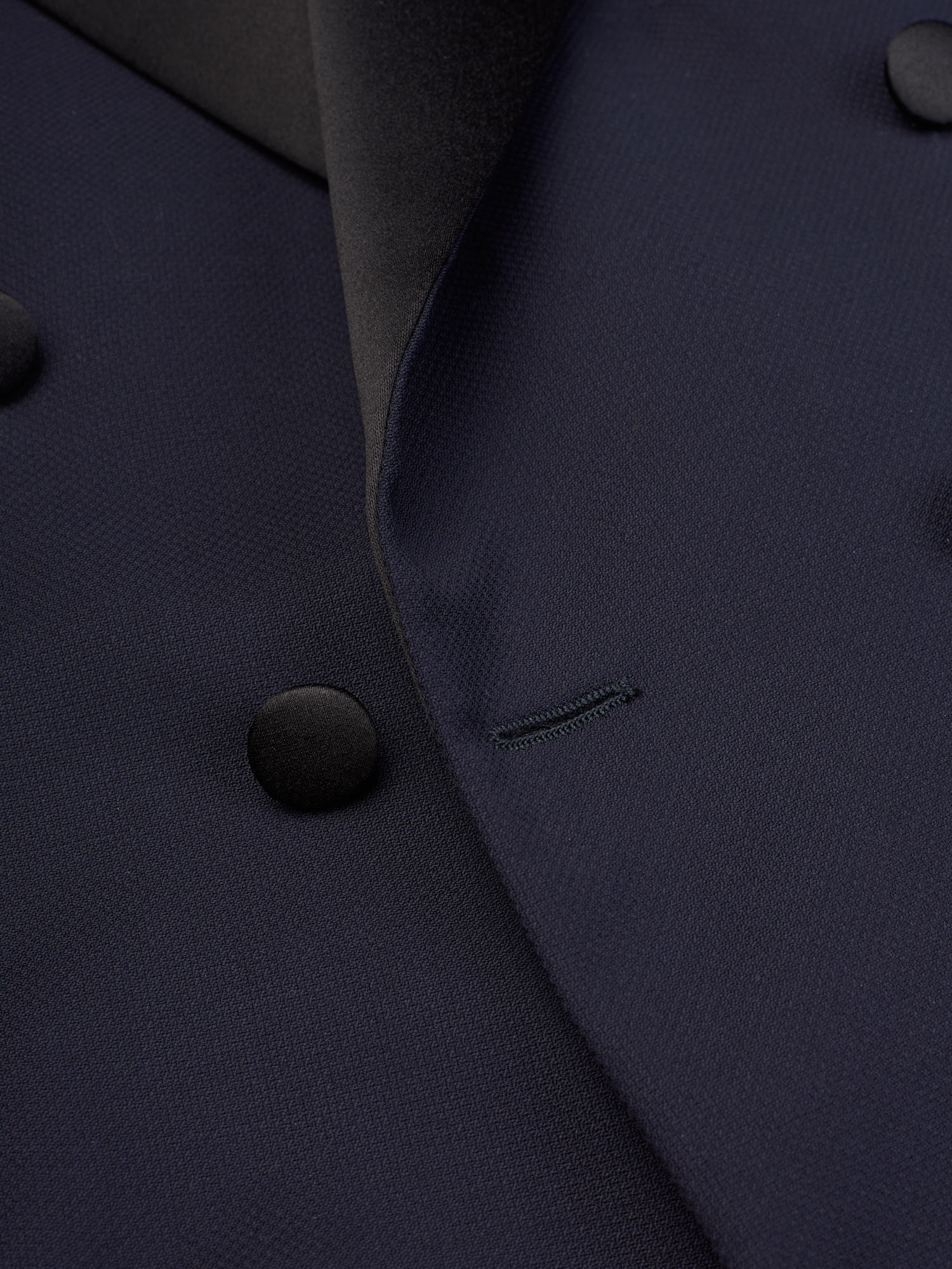 SARTORIA PARTENOPEA Midnight Blue Super 120'S Tuxedo DB Jacket EU 50 NEW US 40 Current