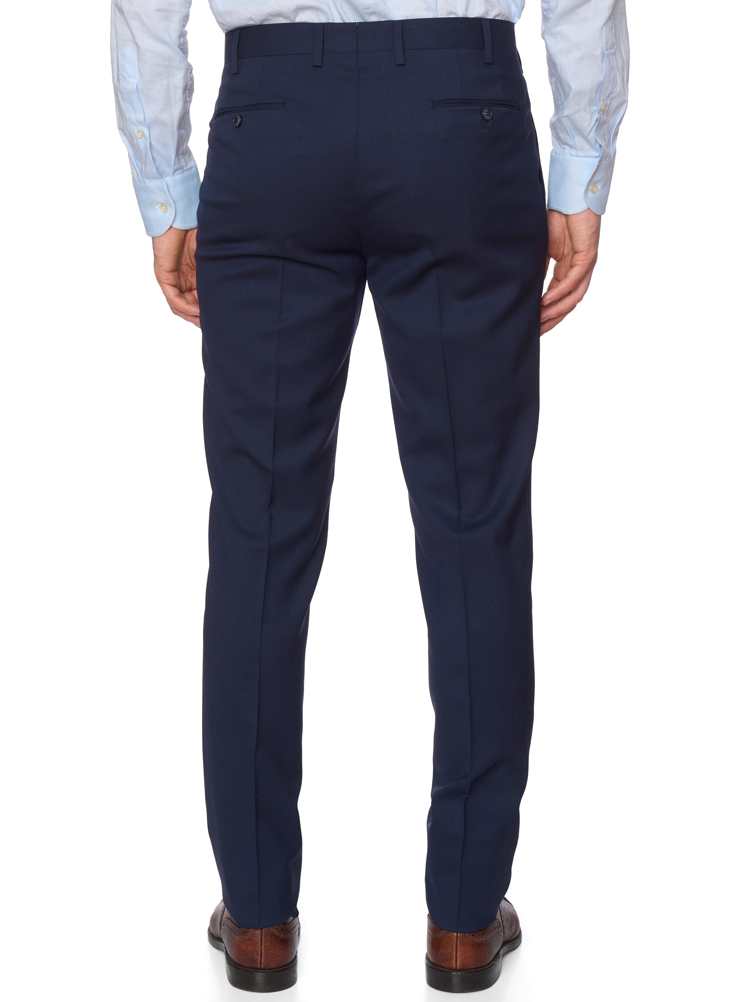 SARTORIA PARTENOPEA Blue Wool Super 120'S Unlined DB Suit NEW 2025 Exclusive