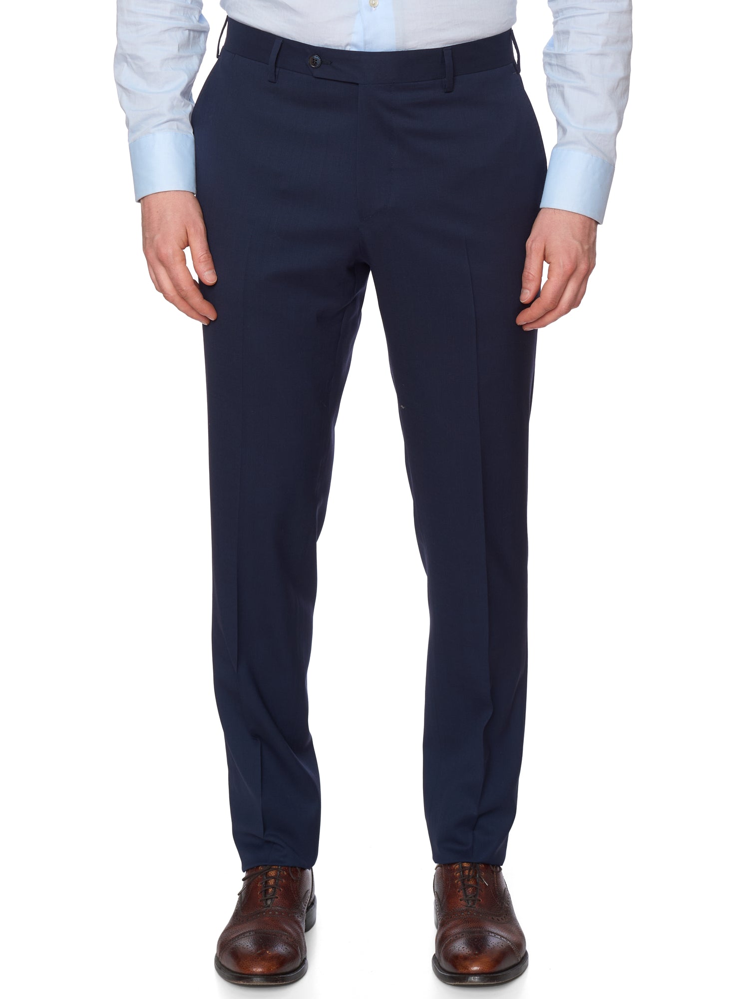 SARTORIA PARTENOPEA Blue Wool Super 120'S Unlined DB Suit NEW 2025 Exclusive