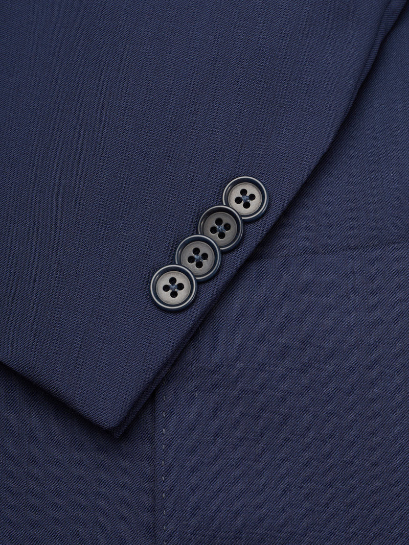 SARTORIA PARTENOPEA Blue Wool Super 120'S Unlined DB Suit NEW 2025 Exclusive