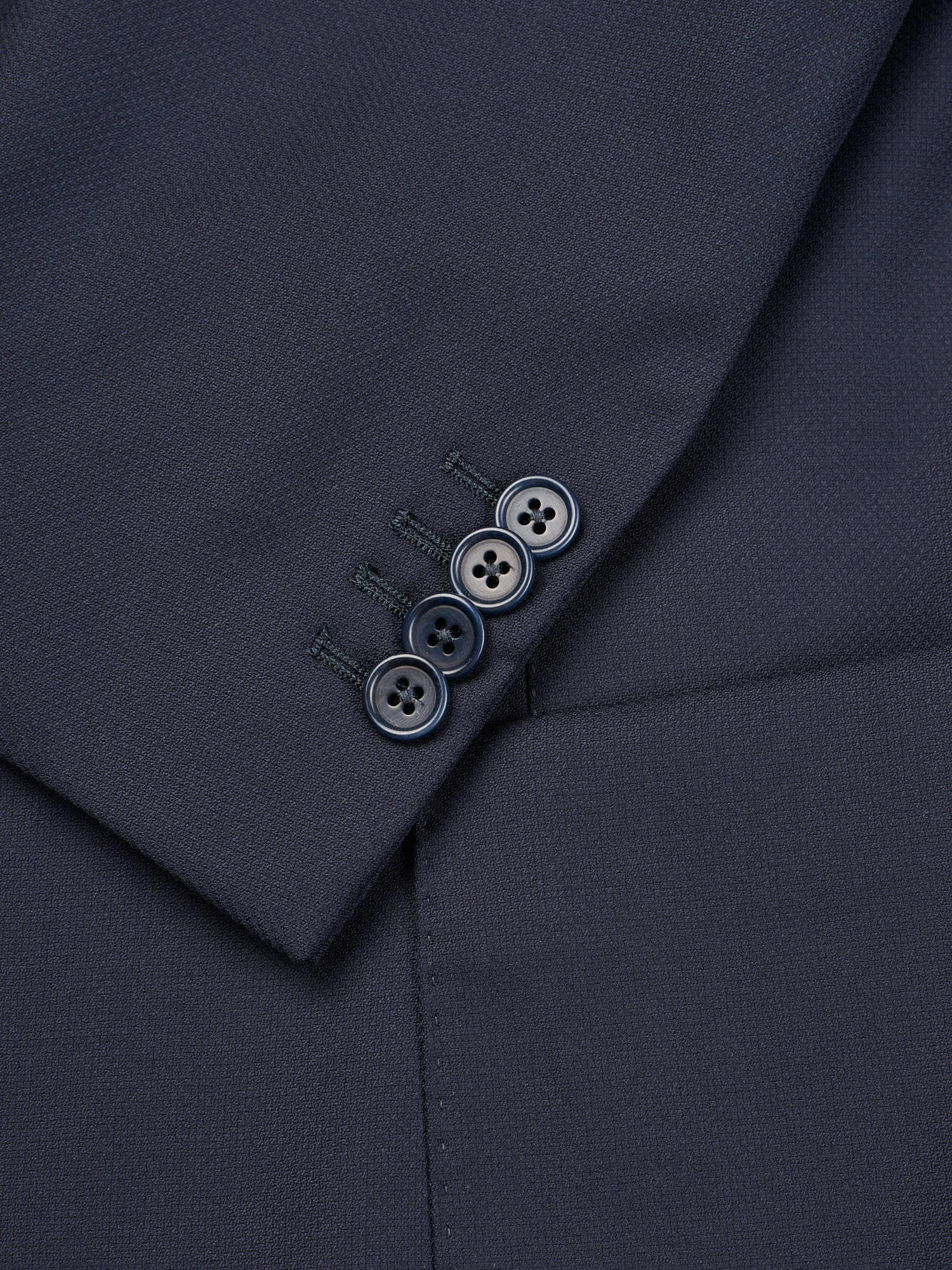 SARTORIA PARTENOPEA Navy Blue Wool Super 120'S Suit NEW