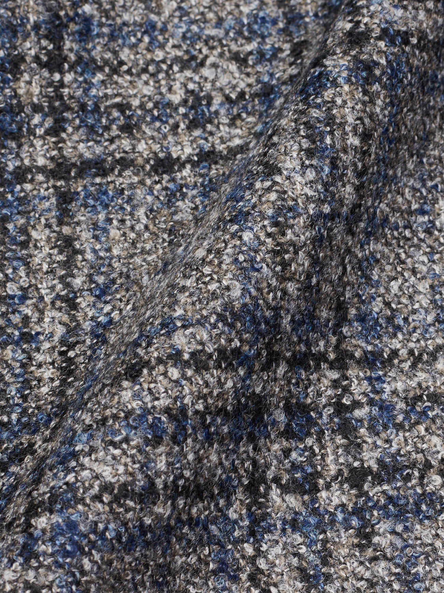 SARTORIA PARTENOPEA "Napoli2" Gray Glen Plaid Wool Stretch Jacket