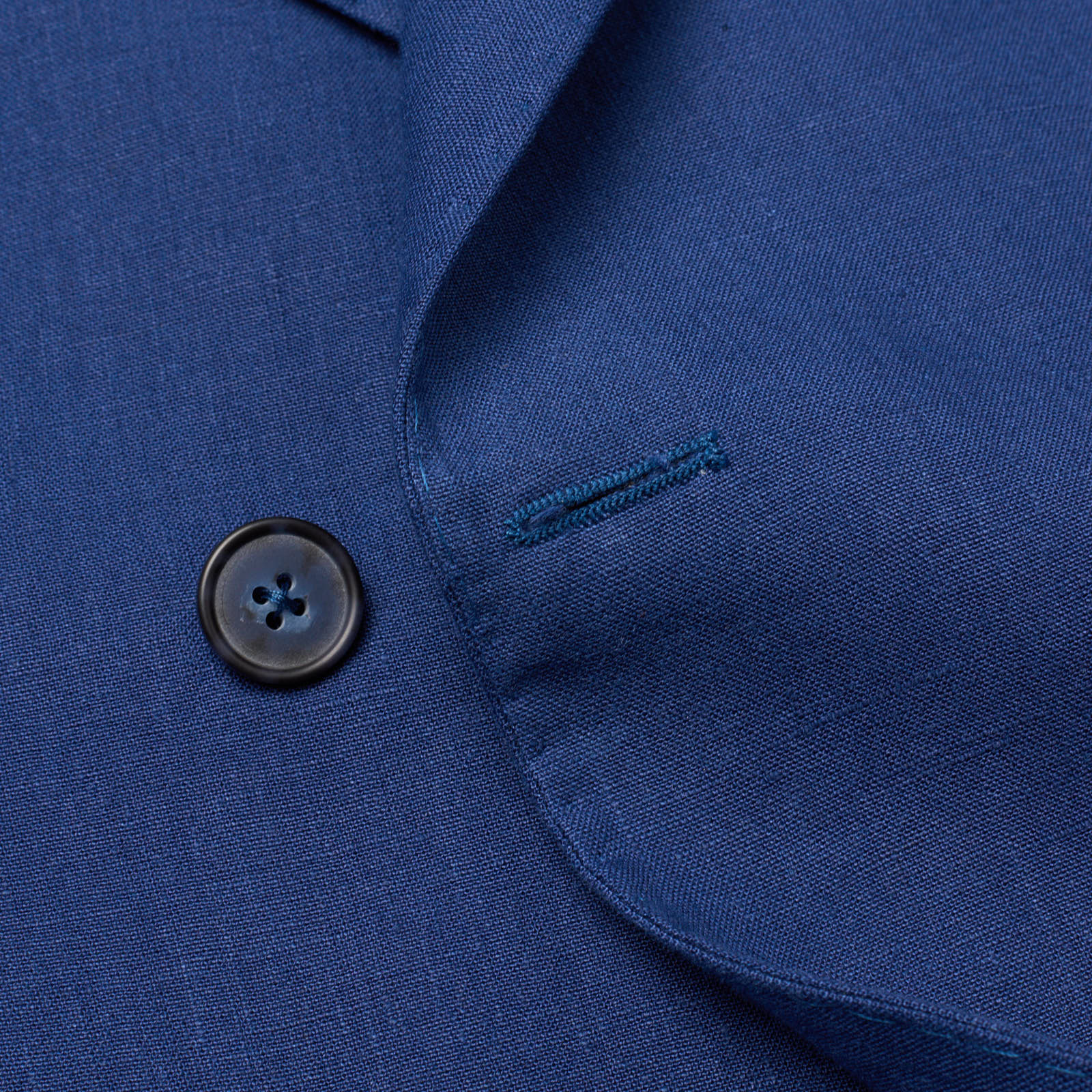 SARTORIA PARTENOPEA for VANNUCCI Blue Linen DB Jacket Blazer NEW