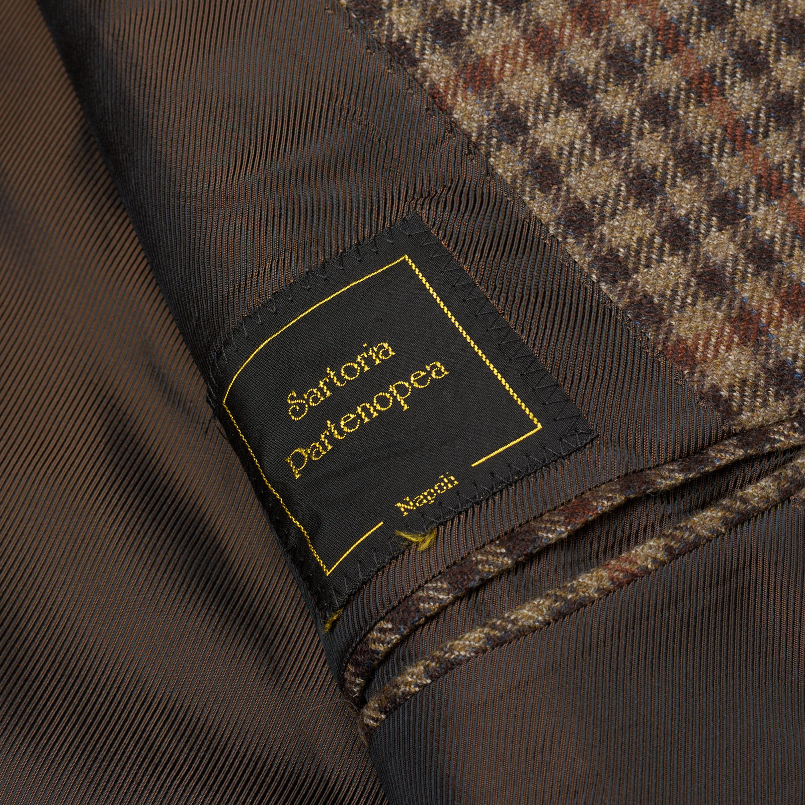 SARTORIA PARTENOPEA for VANNUCCI Brown Cashmere Jacket EU 48 NEW US 38