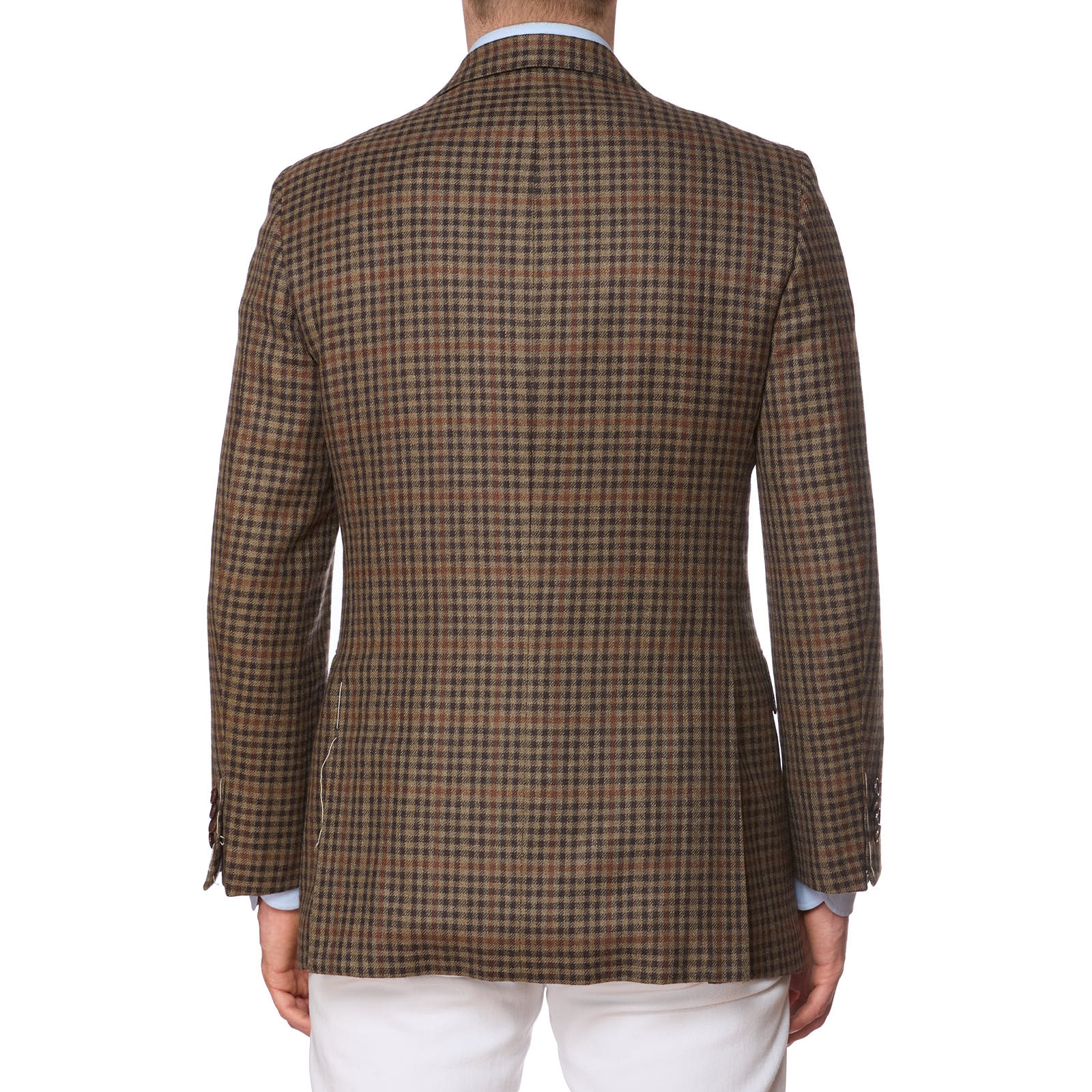 SARTORIA PARTENOPEA for VANNUCCI Brown Cashmere Jacket EU 48 NEW US 38