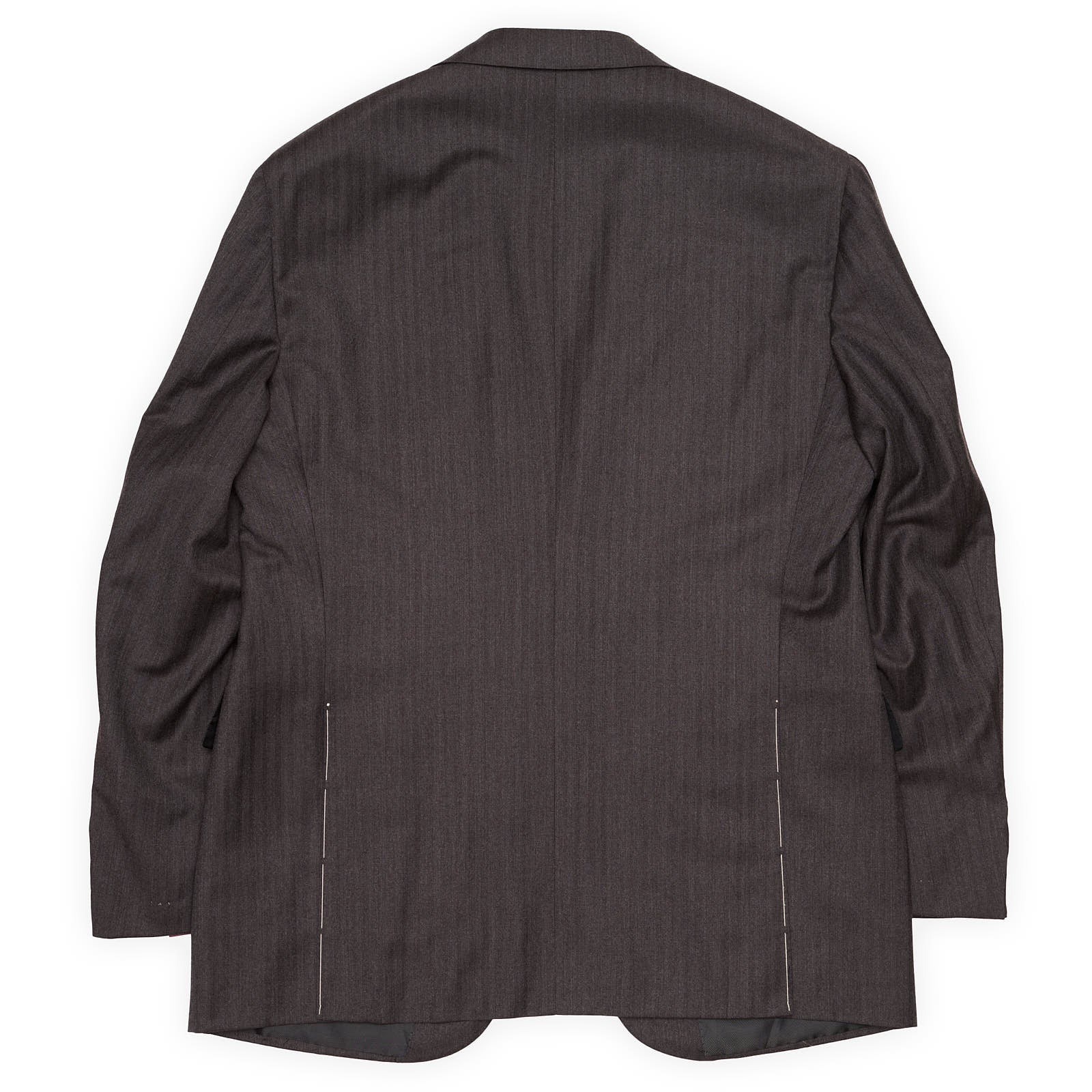 SARTORIA PARTENOPEA Diplomat Brown Super 150's Handmade Suit EU 56 US 44