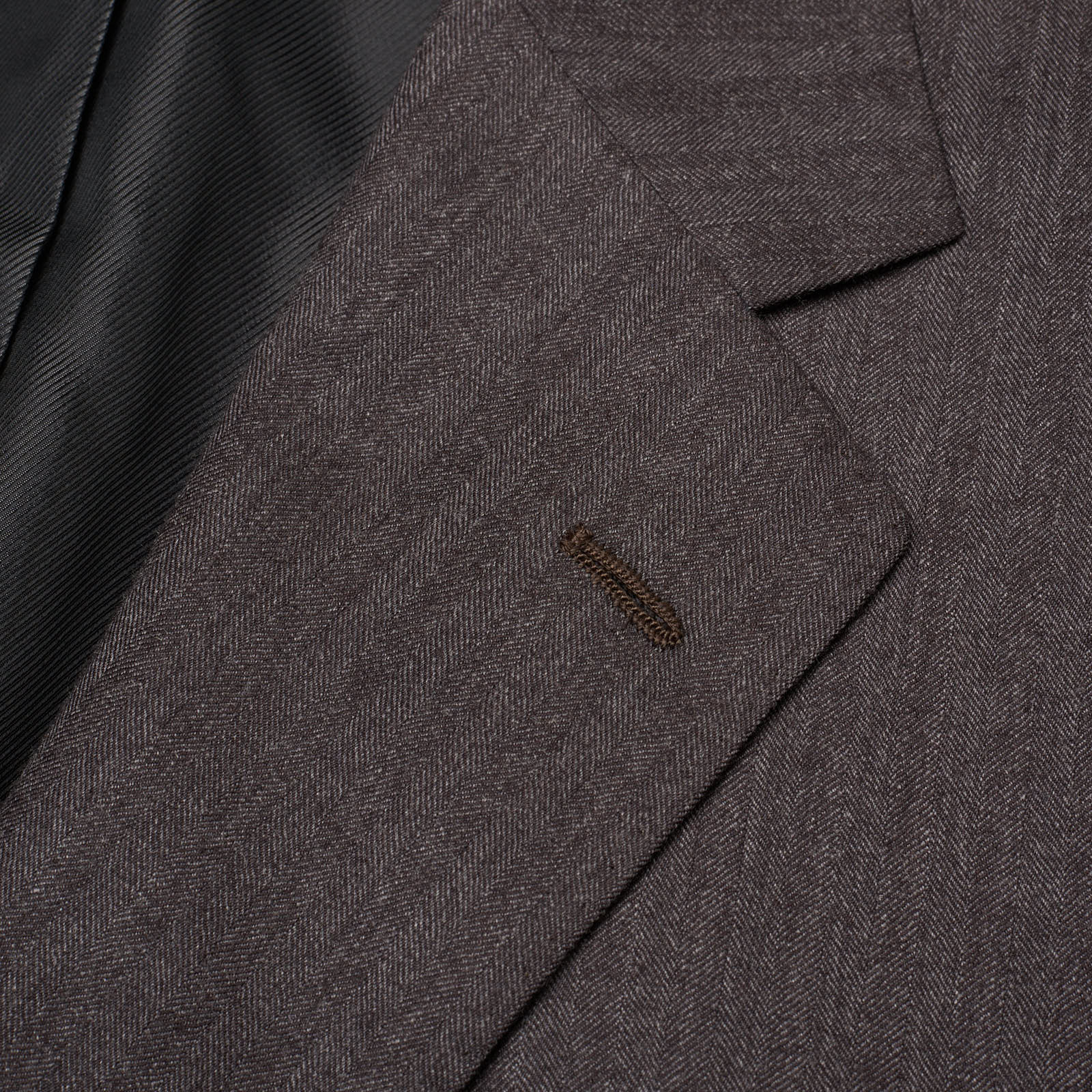 SARTORIA PARTENOPEA Diplomat Brown Super 150's Handmade Suit EU 56 US 44