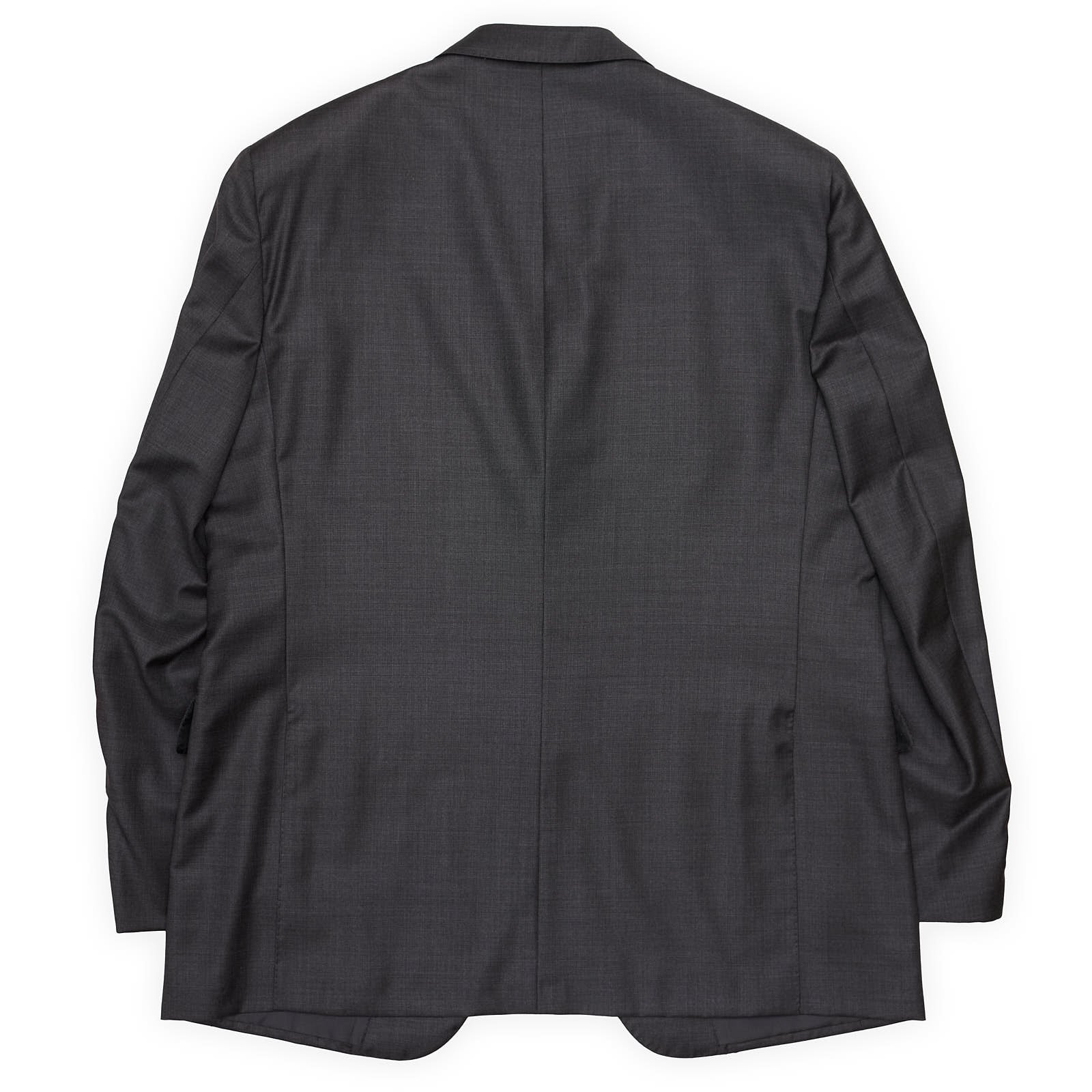 SARTORIA PARTENOPEA for VANNUCCI Gray Birdseye Wool Suit EU 56 NEW US 46