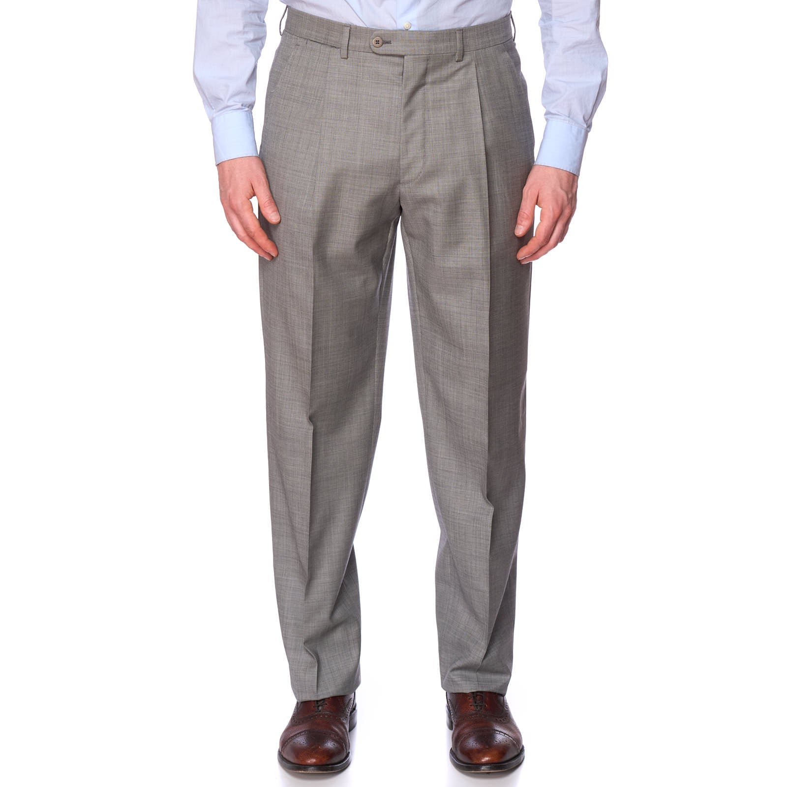 SARTORIA PARTENOPEA for VANNUCCI Handmade 120's Suit EU 52 NEW US 42