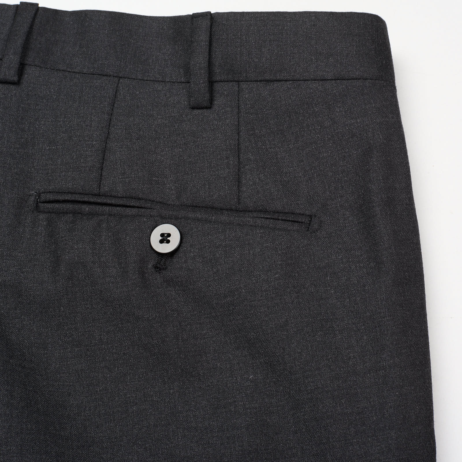 SARTORIA PARTENOPEA Handmade Gray Super 130's Dress Pants EU 54 NEW US 36