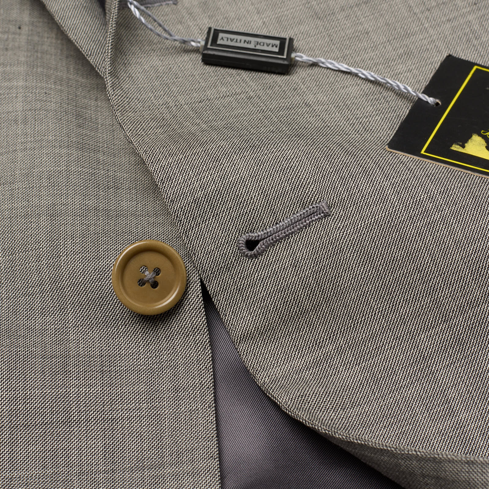 SARTORIA PARTENOPEA for VANNUCCI Gray Handmade 150's Suit EU 52 US 42