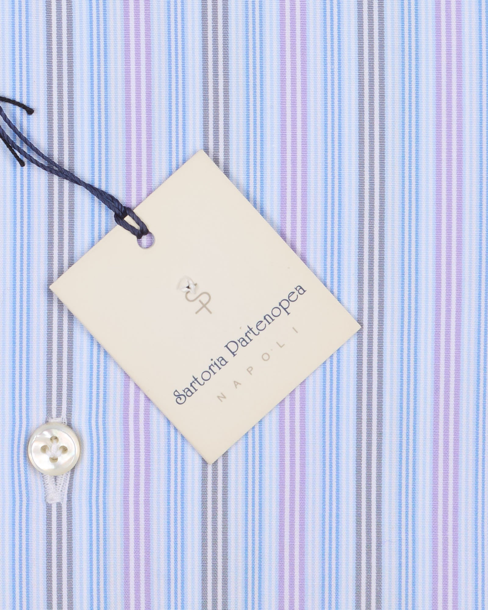SARTORIA PARTENOPEA for Vannucci Striped Dress Shirt