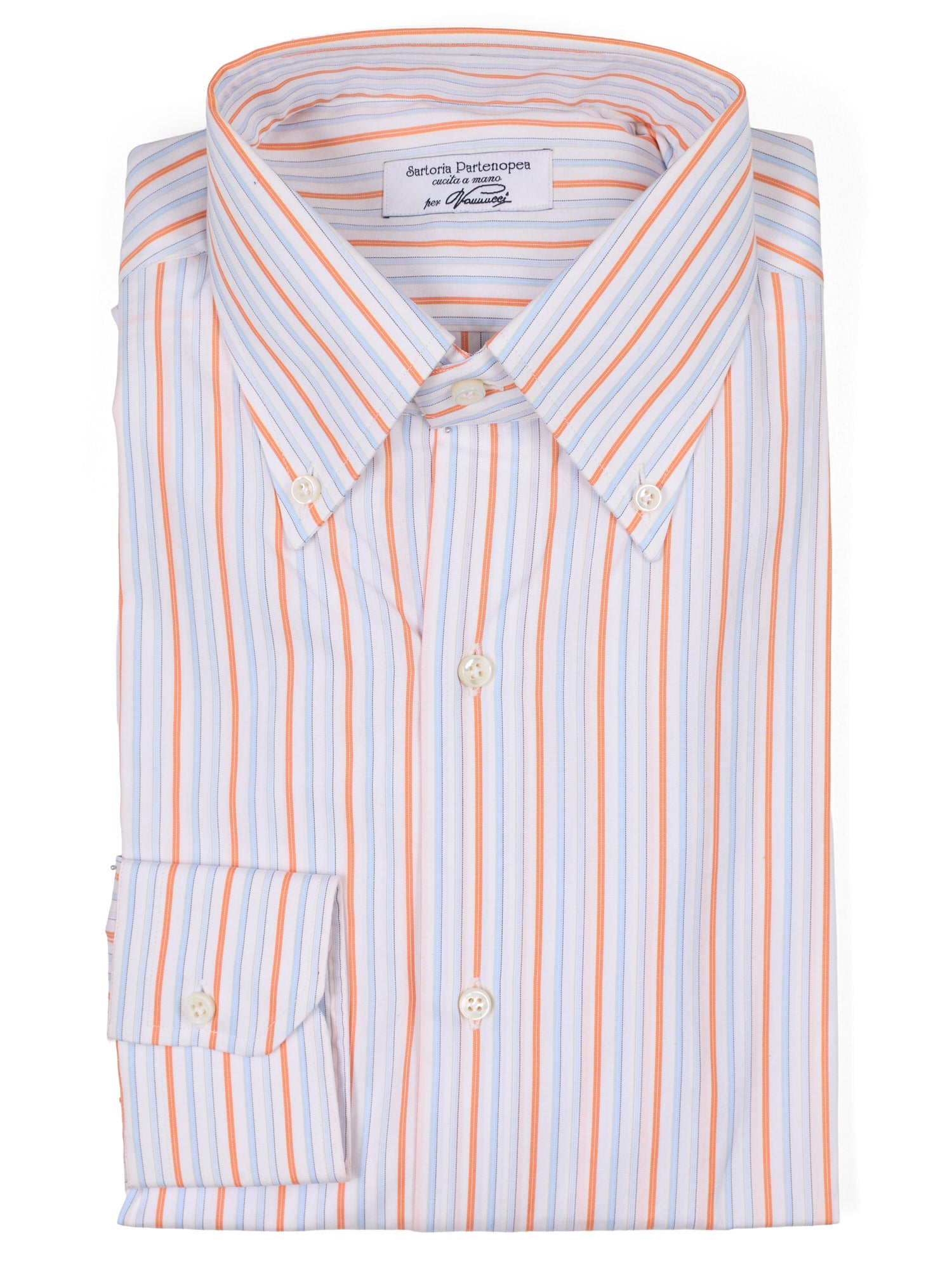 SARTORIA PARTENOPEA for Vannucci Striped Dress Shirt