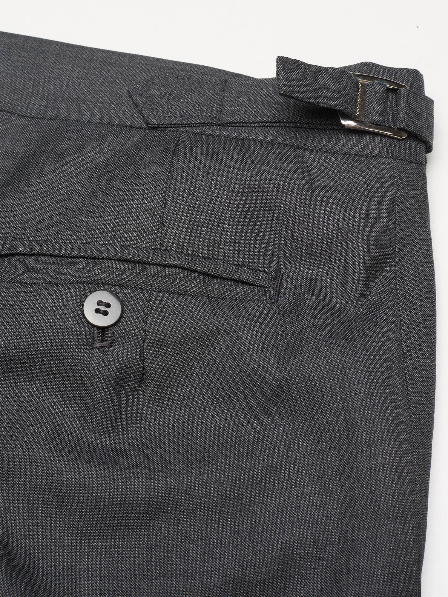 SARTORIA SOLITO Napoli Bespoke Gray Wool Pleated Dress Pants EU 48 US 32